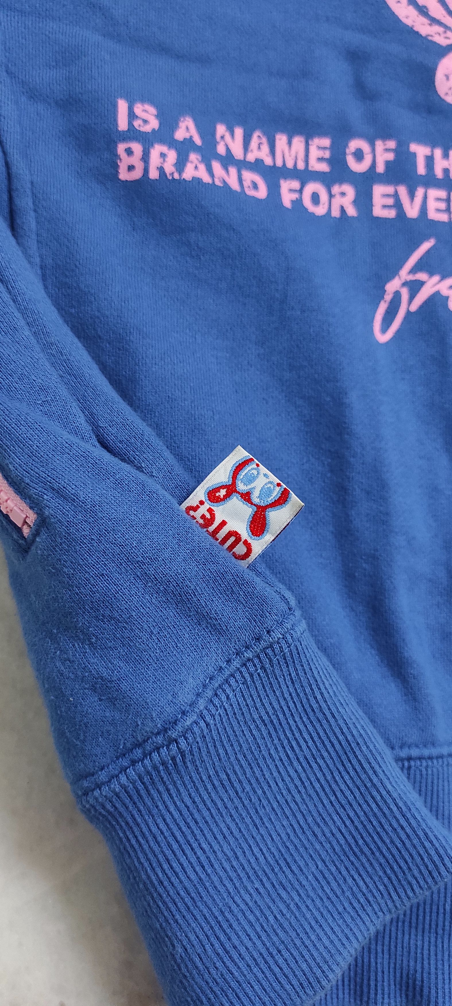 Angel Blue Vintage OG "99-"00 ANGEL BLUE POP GIRLS SWEAT ZIPPER JACKET Size L / US 10 / IT 46 - 13 Thumbnail