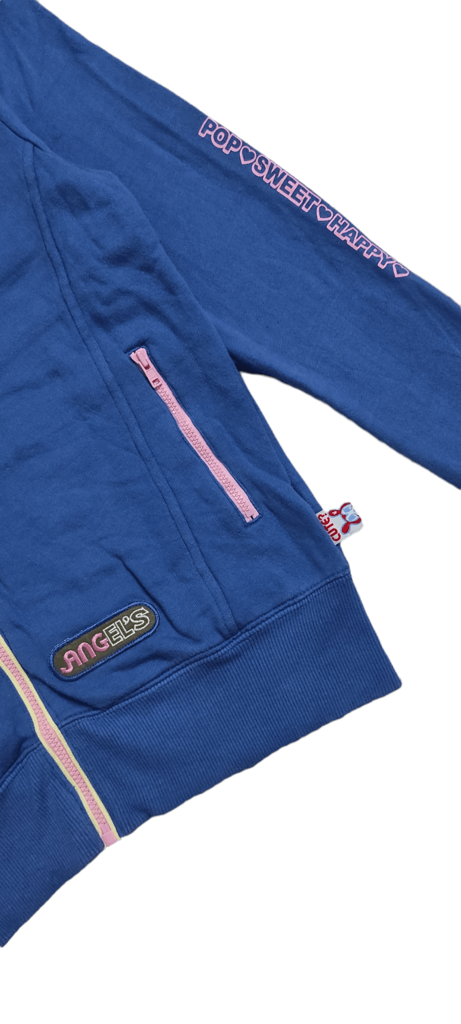 Angel Blue Vintage OG "99-"00 ANGEL BLUE POP GIRLS SWEAT ZIPPER JACKET Size L / US 10 / IT 46 - 8 Thumbnail