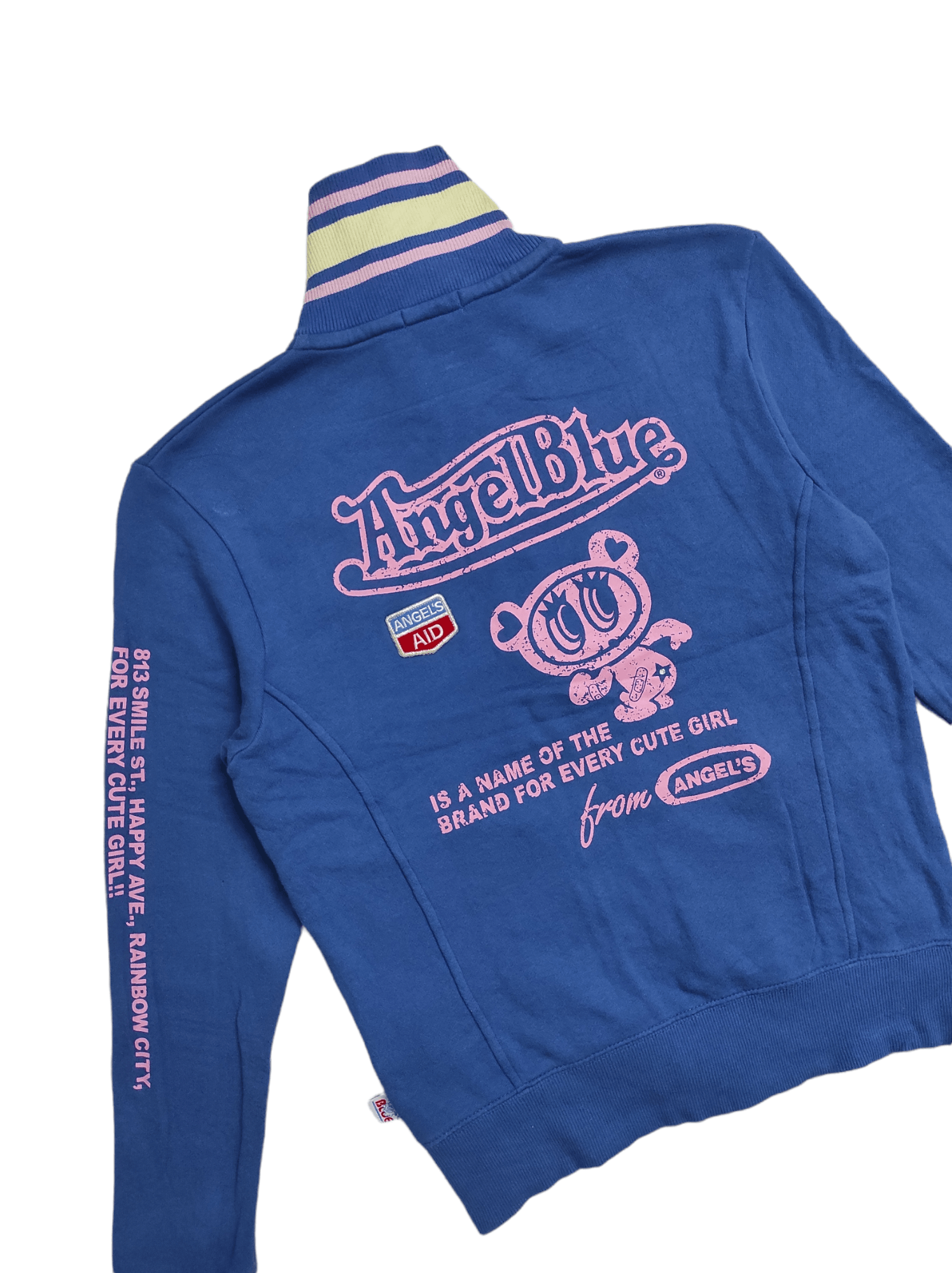 Angel Blue Vintage OG "99-"00 ANGEL BLUE POP GIRLS SWEAT ZIPPER JACKET Size L / US 10 / IT 46 - 10 Thumbnail