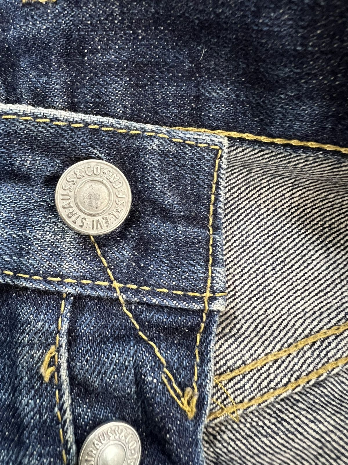 Levi's Vintage Levis 503B Big E Selvedge Denim Jeans Size US 31 - 9 Thumbnail