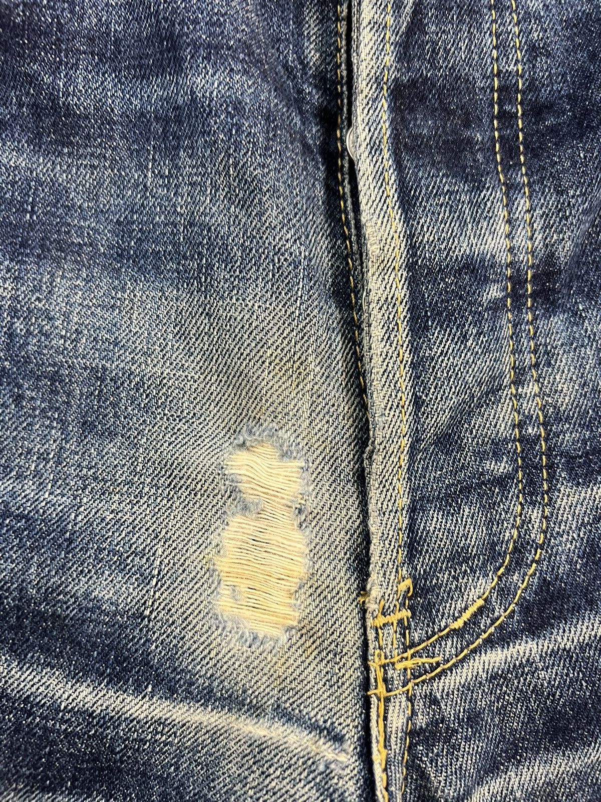 Levi's Vintage Levis 503B Big E Selvedge Denim Jeans Size US 31 - 6 Thumbnail