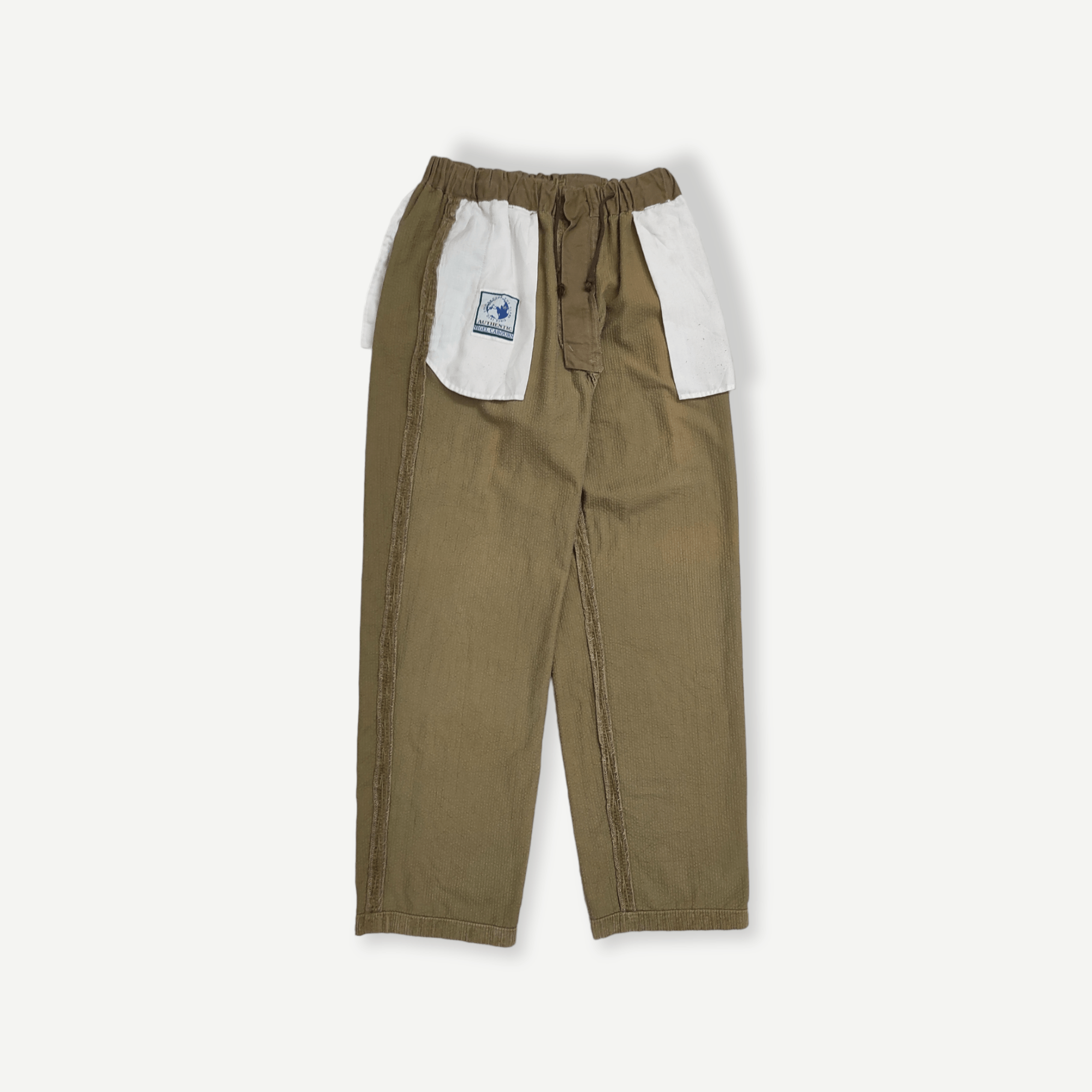 Nigel Cabourn × Vintage Fatigue military drawstring pleats velvet trousers Size US 31 - 3 Thumbnail