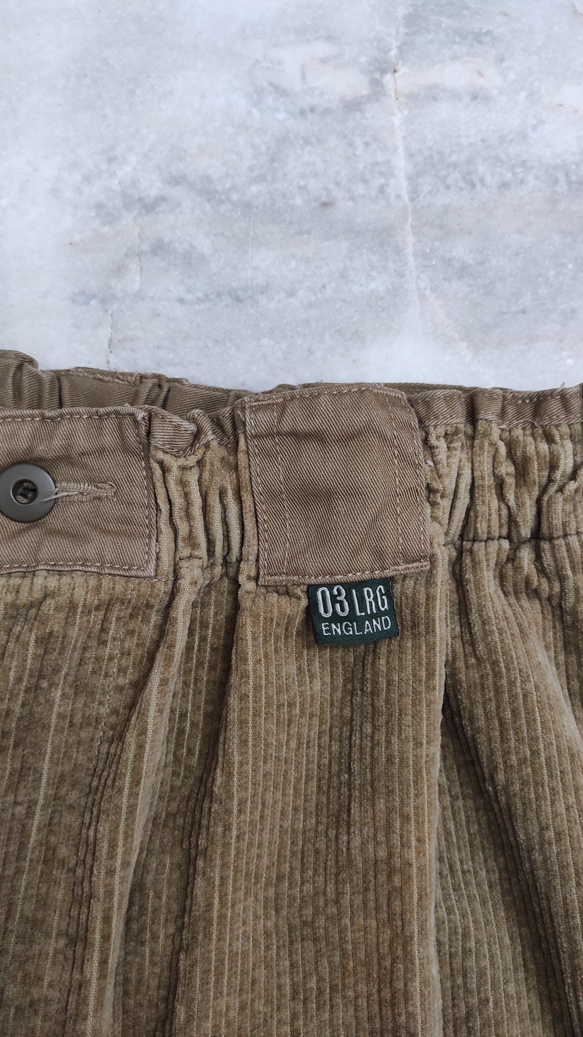 Nigel Cabourn × Vintage Fatigue military drawstring pleats velvet trousers Size US 31 - 8 Thumbnail