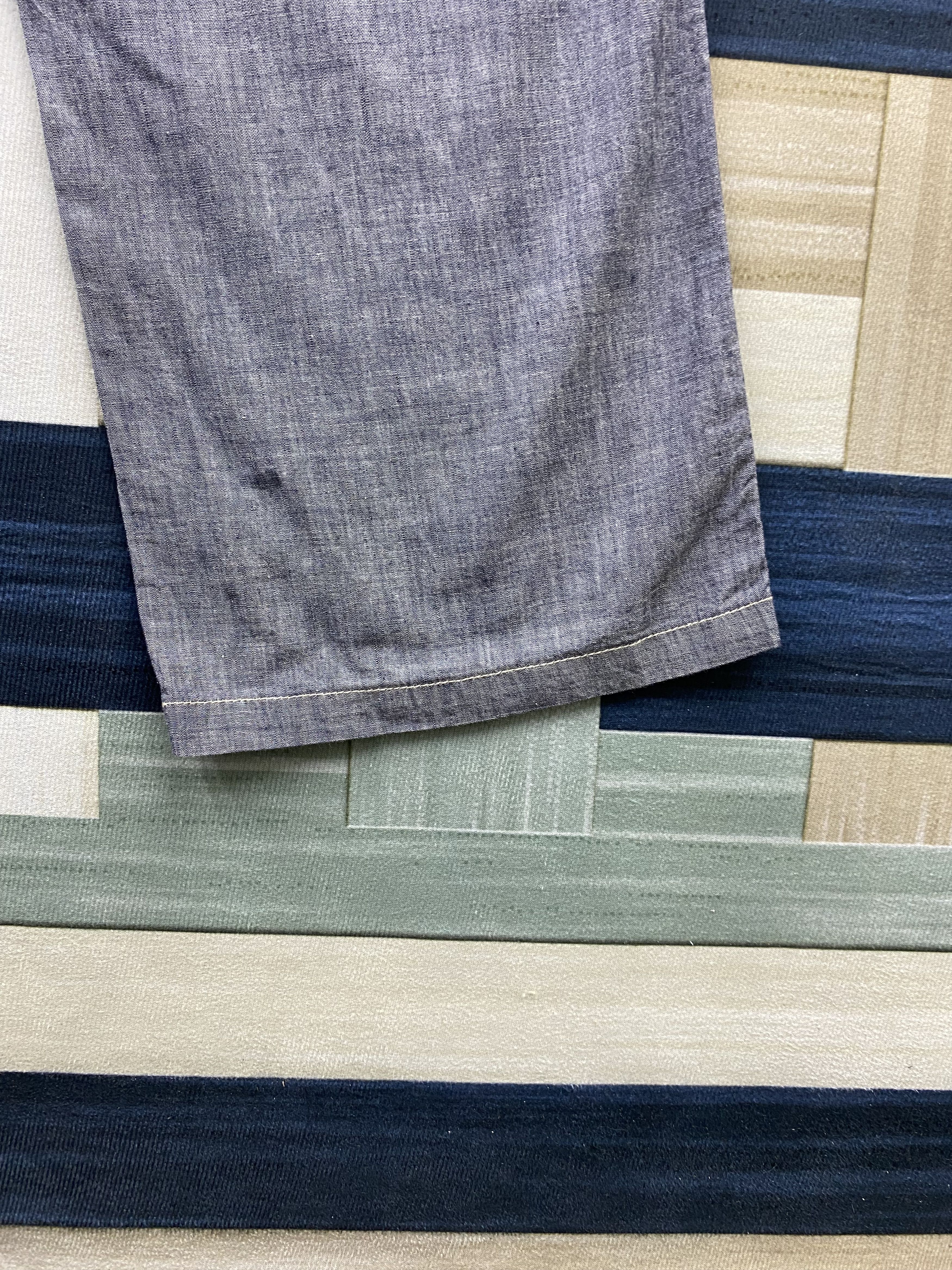 Japanese Brand Japanese Brand Blue Way Et Boite Chambray Baker Pant Size US 32 / EU 48 - 10 Thumbnail