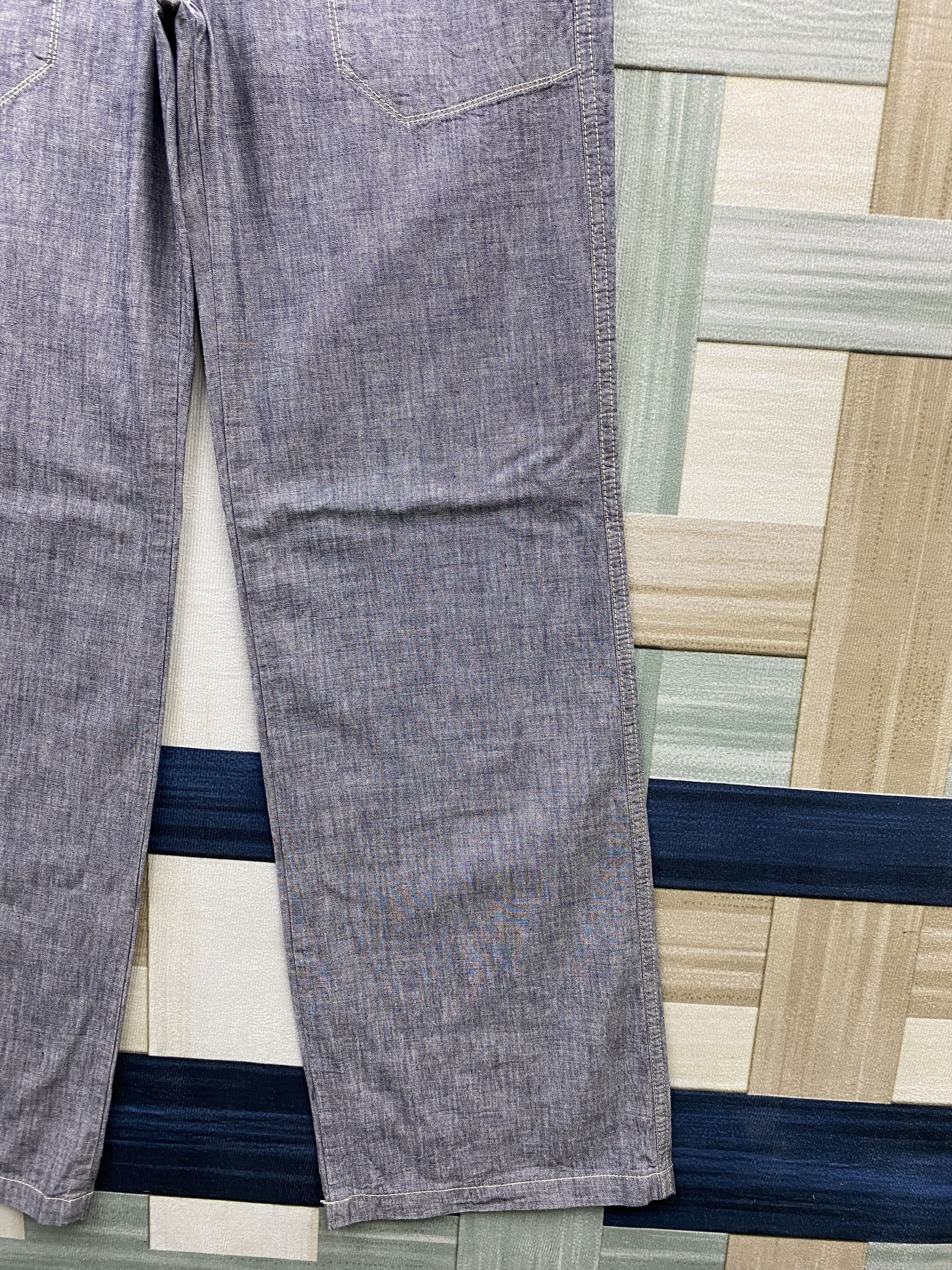 Japanese Brand Japanese Brand Blue Way Et Boite Chambray Baker Pant Size US 32 / EU 48 - 8 Thumbnail