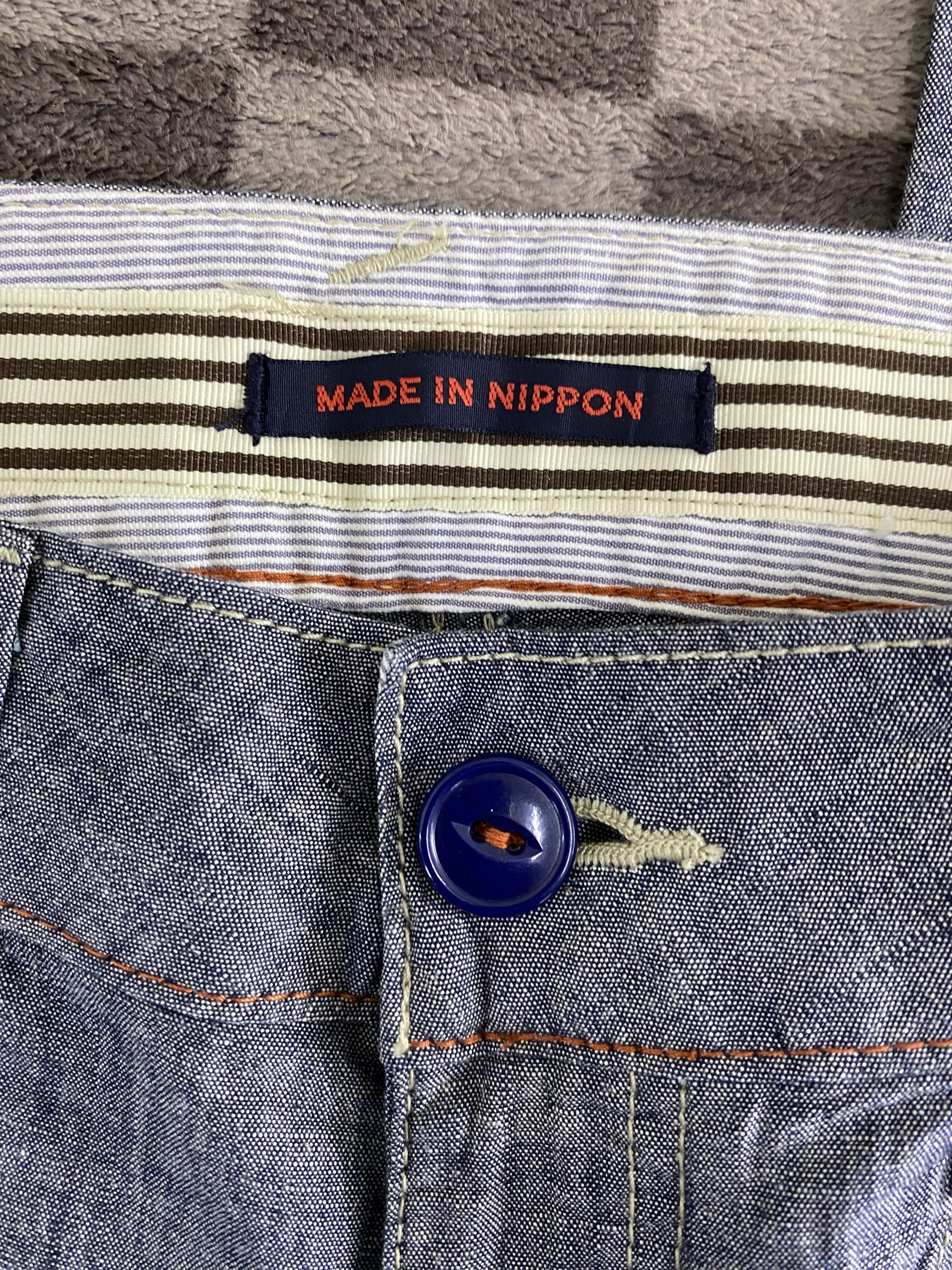 Japanese Brand Japanese Brand Blue Way Et Boite Chambray Baker Pant Size US 32 / EU 48 - 12 Thumbnail