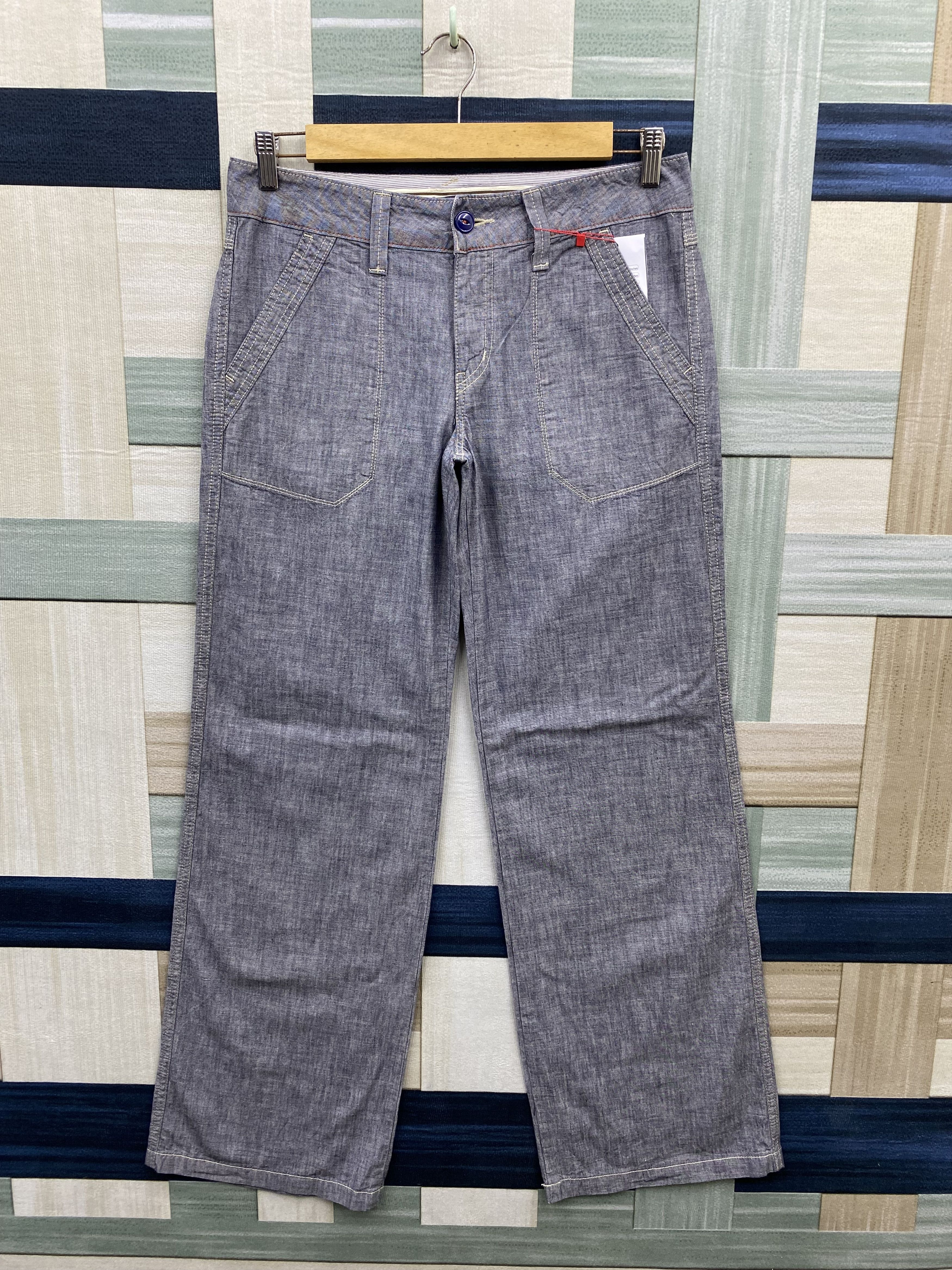 Japanese Brand Japanese Brand Blue Way Et Boite Chambray Baker Pant Size US 32 / EU 48 - 1 Thumbnail
