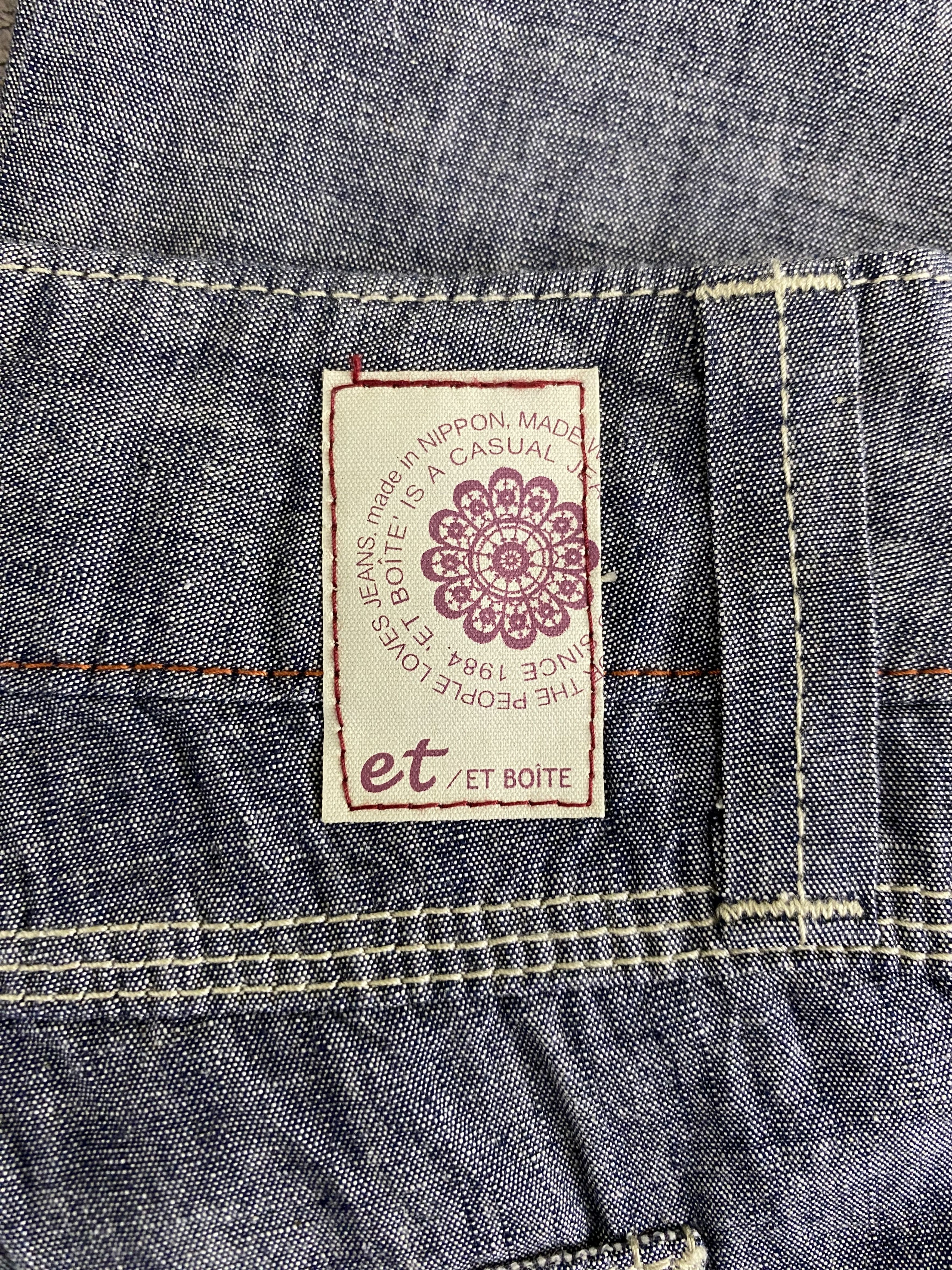 Japanese Brand Japanese Brand Blue Way Et Boite Chambray Baker Pant Size US 32 / EU 48 - 6 Thumbnail