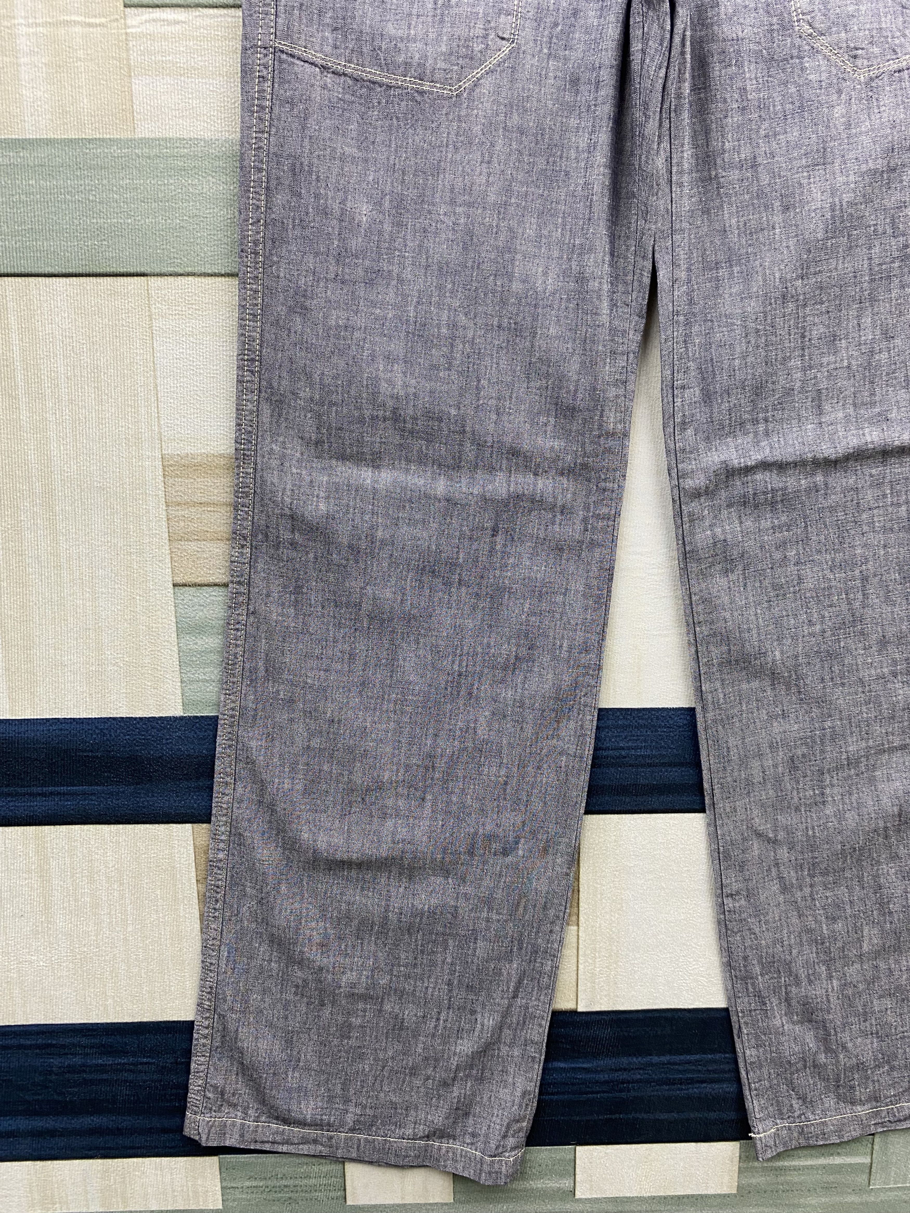 Japanese Brand Japanese Brand Blue Way Et Boite Chambray Baker Pant Size US 32 / EU 48 - 7 Thumbnail