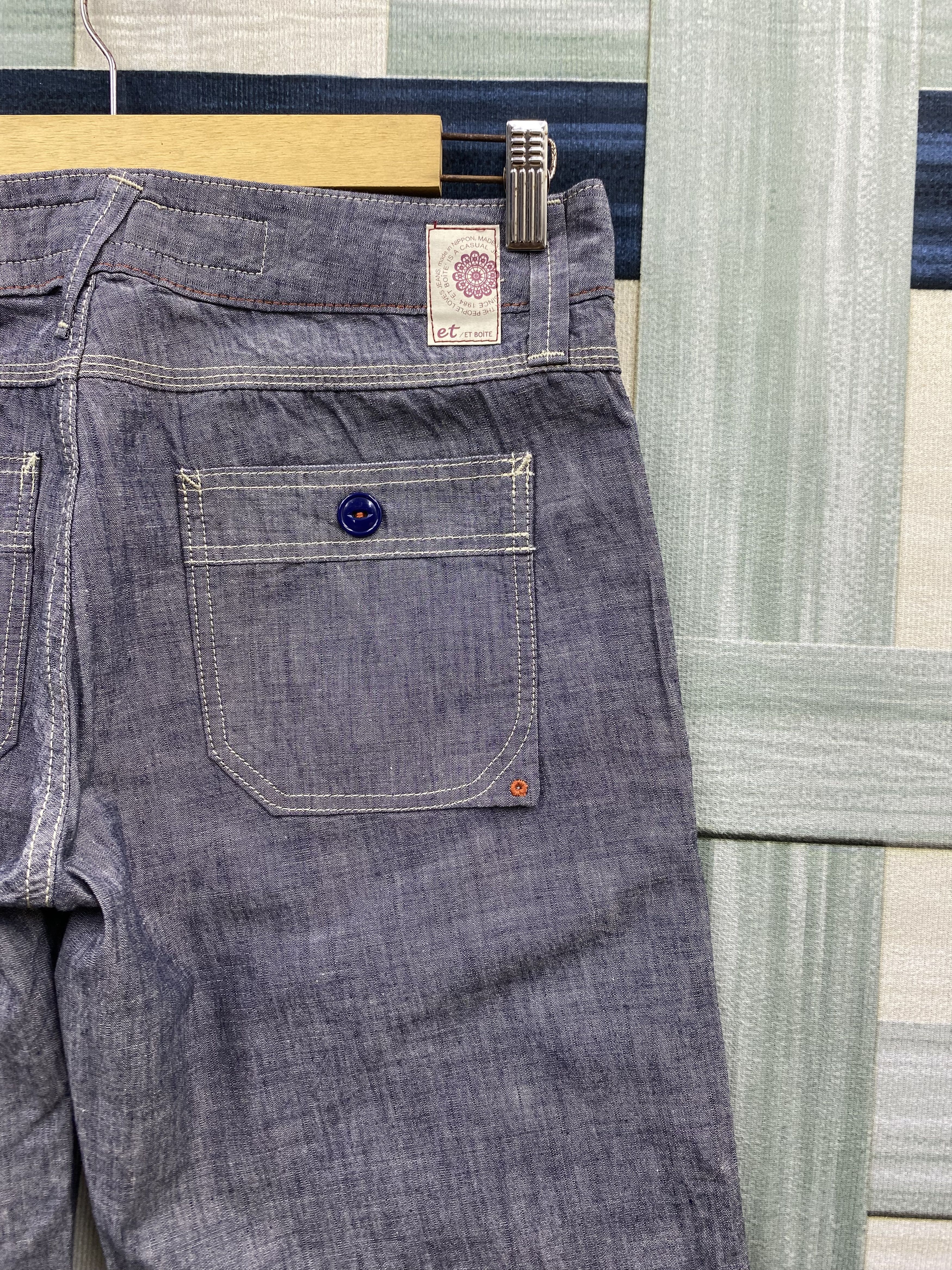Japanese Brand Japanese Brand Blue Way Et Boite Chambray Baker Pant Size US 32 / EU 48 - 5 Thumbnail