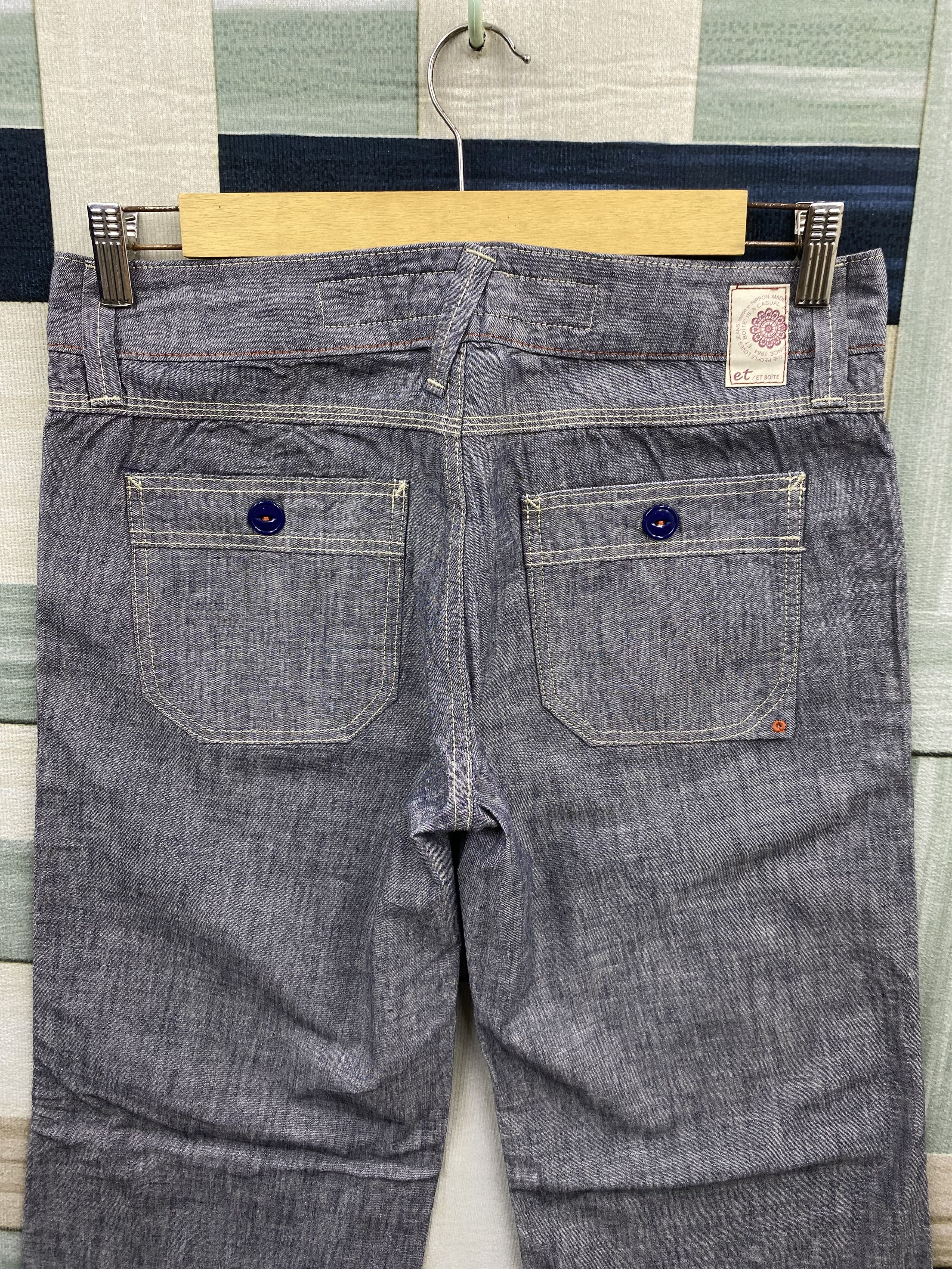 Japanese Brand Japanese Brand Blue Way Et Boite Chambray Baker Pant Size US 32 / EU 48 - 4 Thumbnail