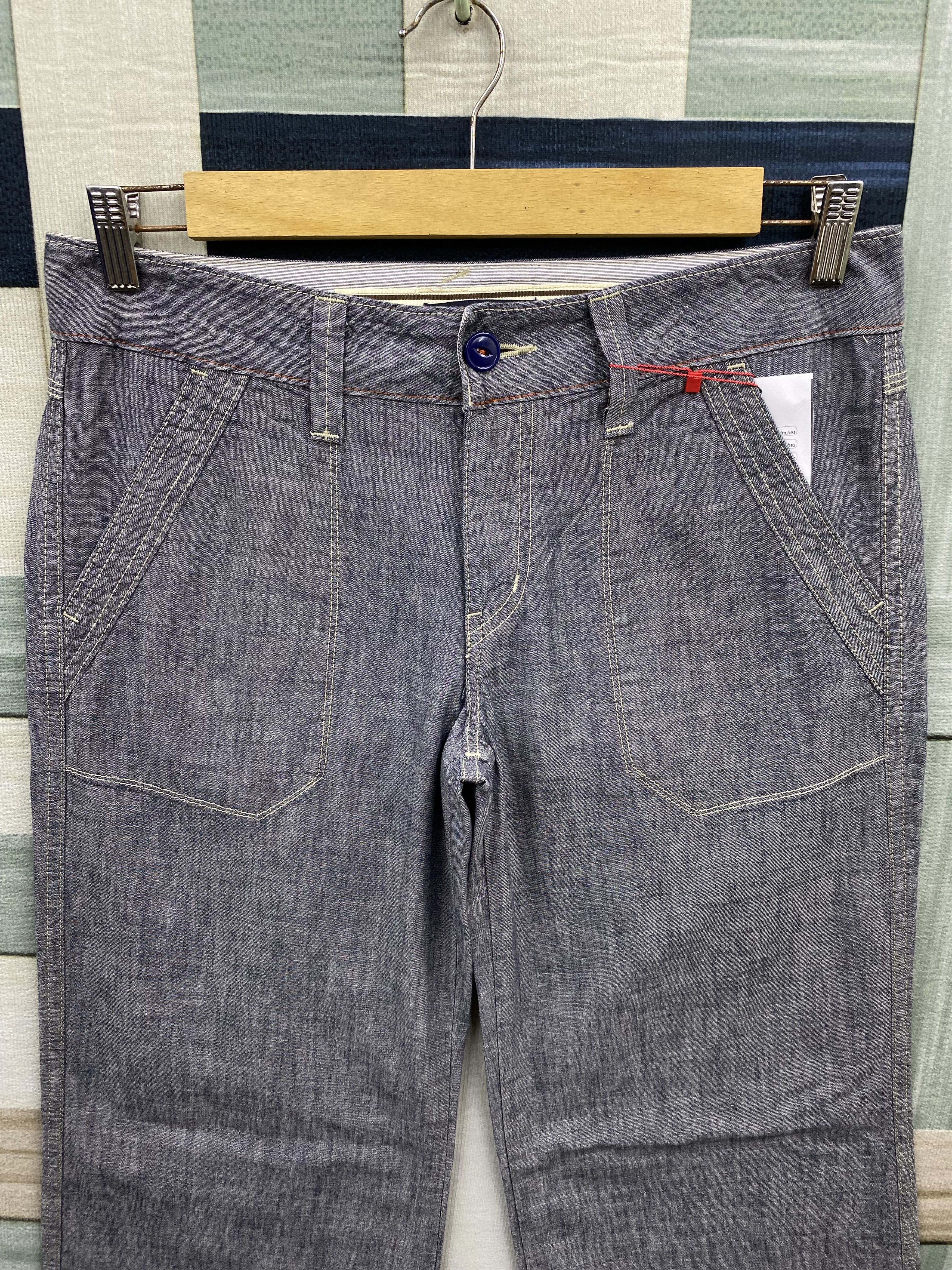 Japanese Brand Japanese Brand Blue Way Et Boite Chambray Baker Pant Size US 32 / EU 48 - 3 Thumbnail