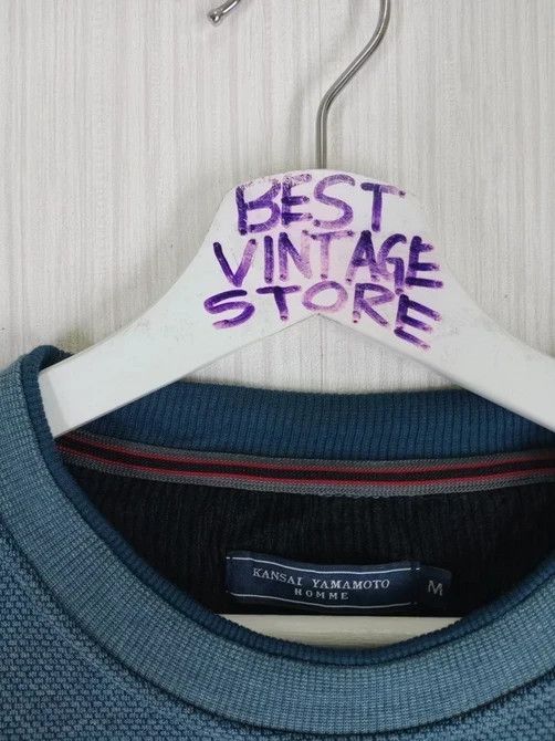 Kansai Yamamoto Vintage Kansai Yamamoto Homme Crewneck Sweatshirt Size US M / EU 48-50 / 2 - 5 Thumbnail