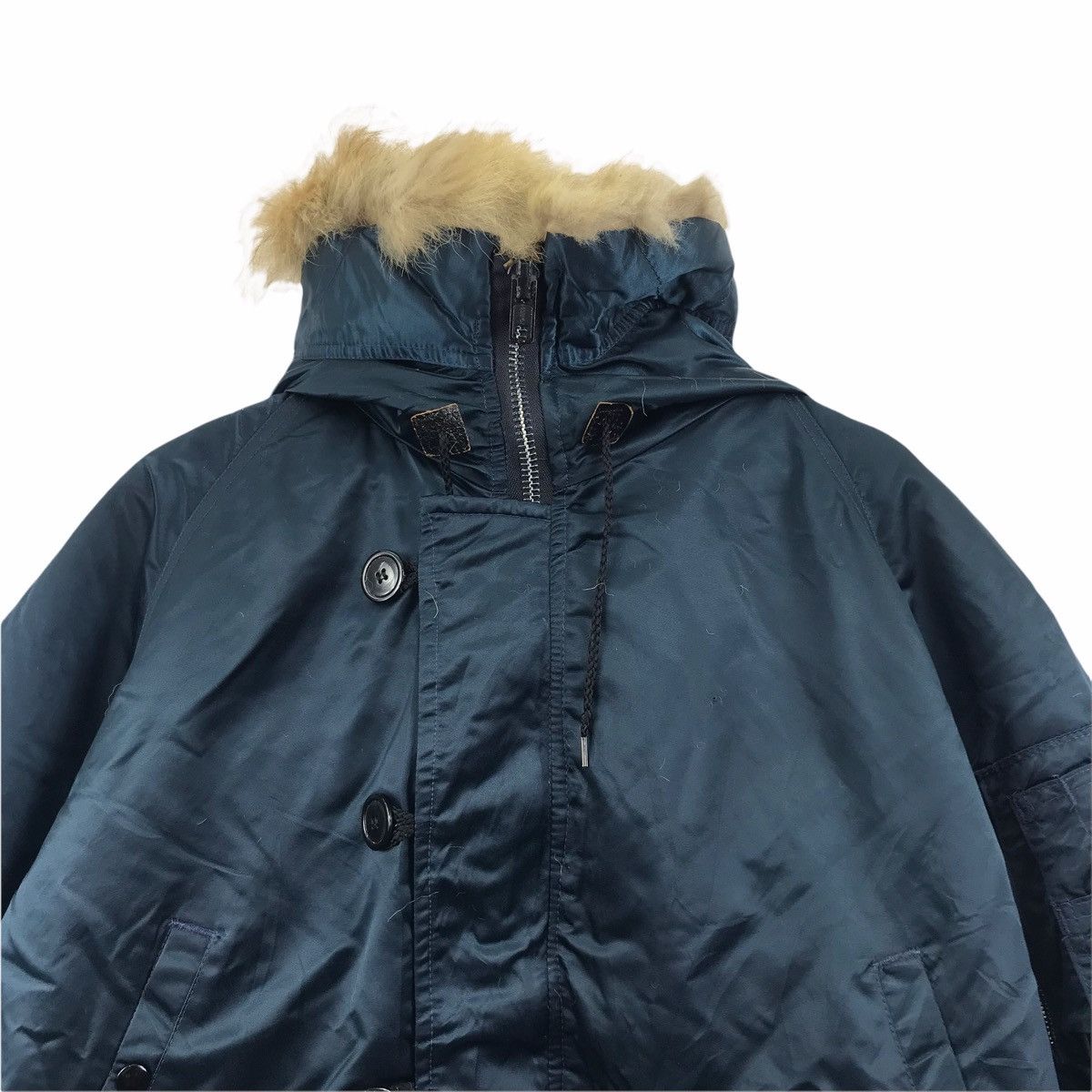 Other 80s CORINTH MFG ARCTIC Parka Flight Airforce Jacket Army Size US XL / EU 56 / 4 - 2 Thumbnail