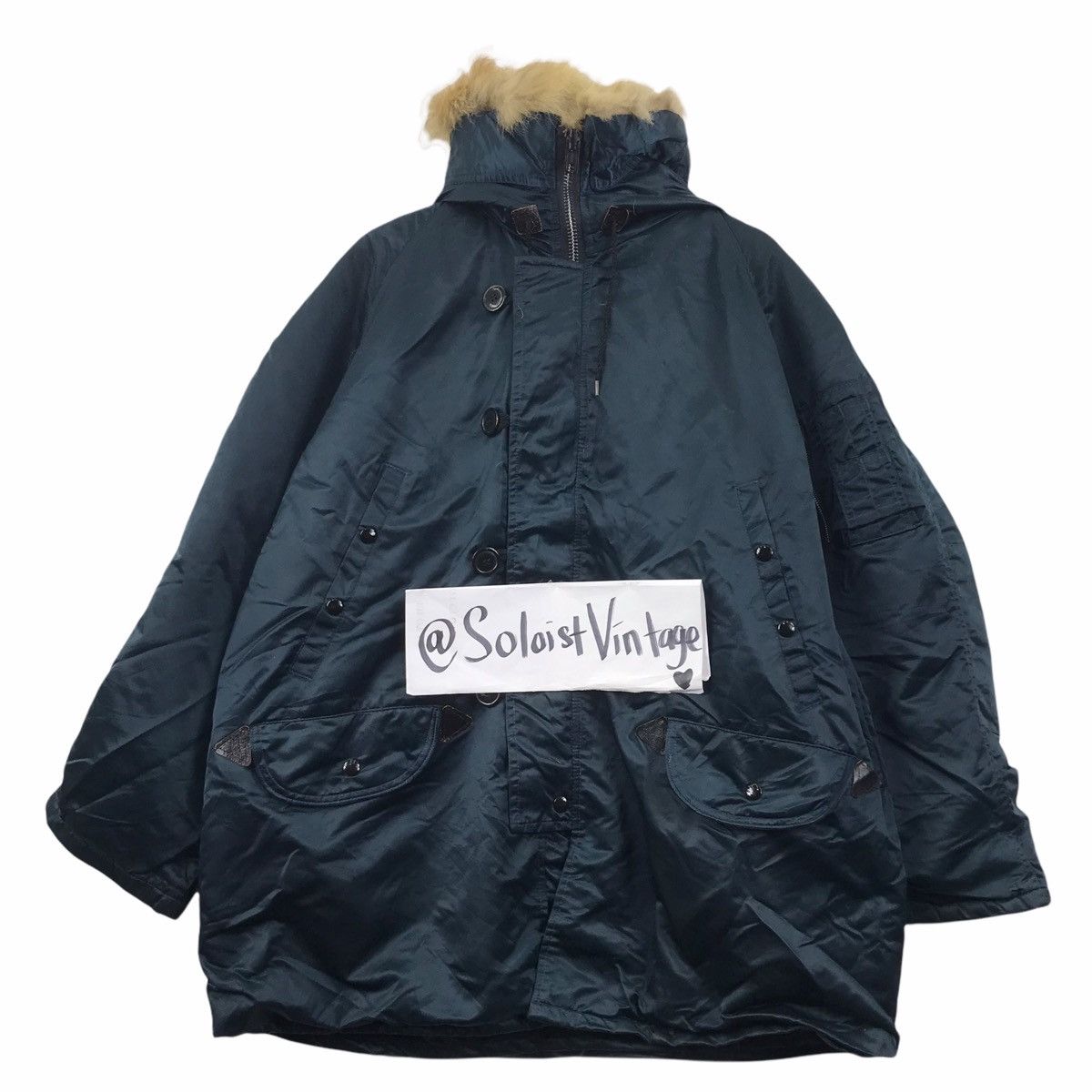 Other 80s CORINTH MFG ARCTIC Parka Flight Airforce Jacket Army Size US XL / EU 56 / 4 - 1 Thumbnail