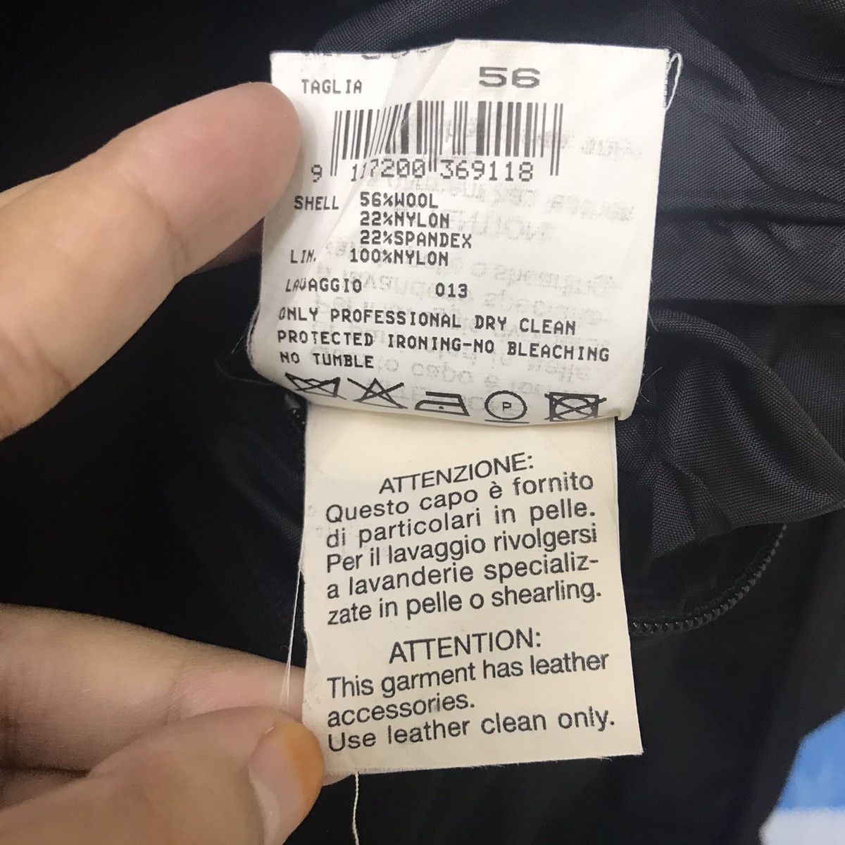 Emporio Armani EMPORIO ARMANI ITALY Linea Napoli Black OvercoatJacket Size US XL / EU 56 / 4 - 5 Thumbnail