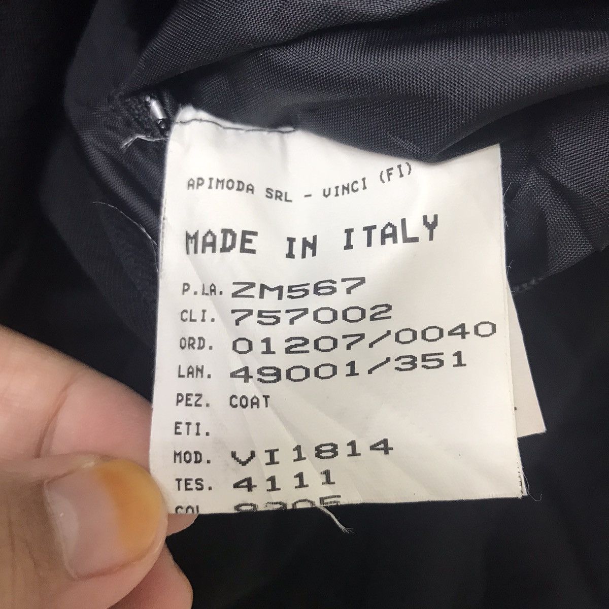 Emporio Armani EMPORIO ARMANI ITALY Linea Napoli Black OvercoatJacket Size US XL / EU 56 / 4 - 4 Thumbnail