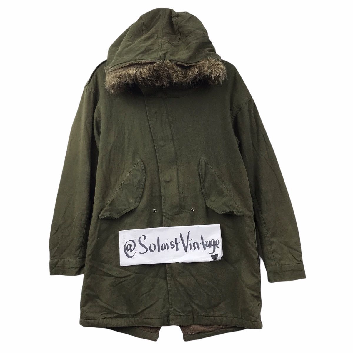 Attachment × Japanese Brand Vintage ATTACHMENT Japanese Brand Parka Army Long Jacket Size US M / EU 48-50 / 2 - 1 Thumbnail