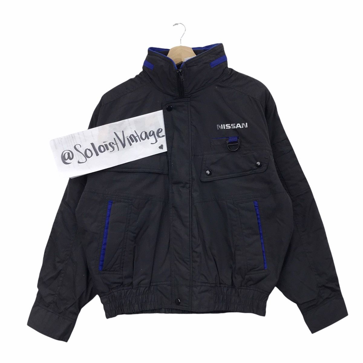 Vintage Vintage NISSAN RACING NISMO Formula One Bomber Jacket Size US L / EU 52-54 / 3 - 2 Thumbnail