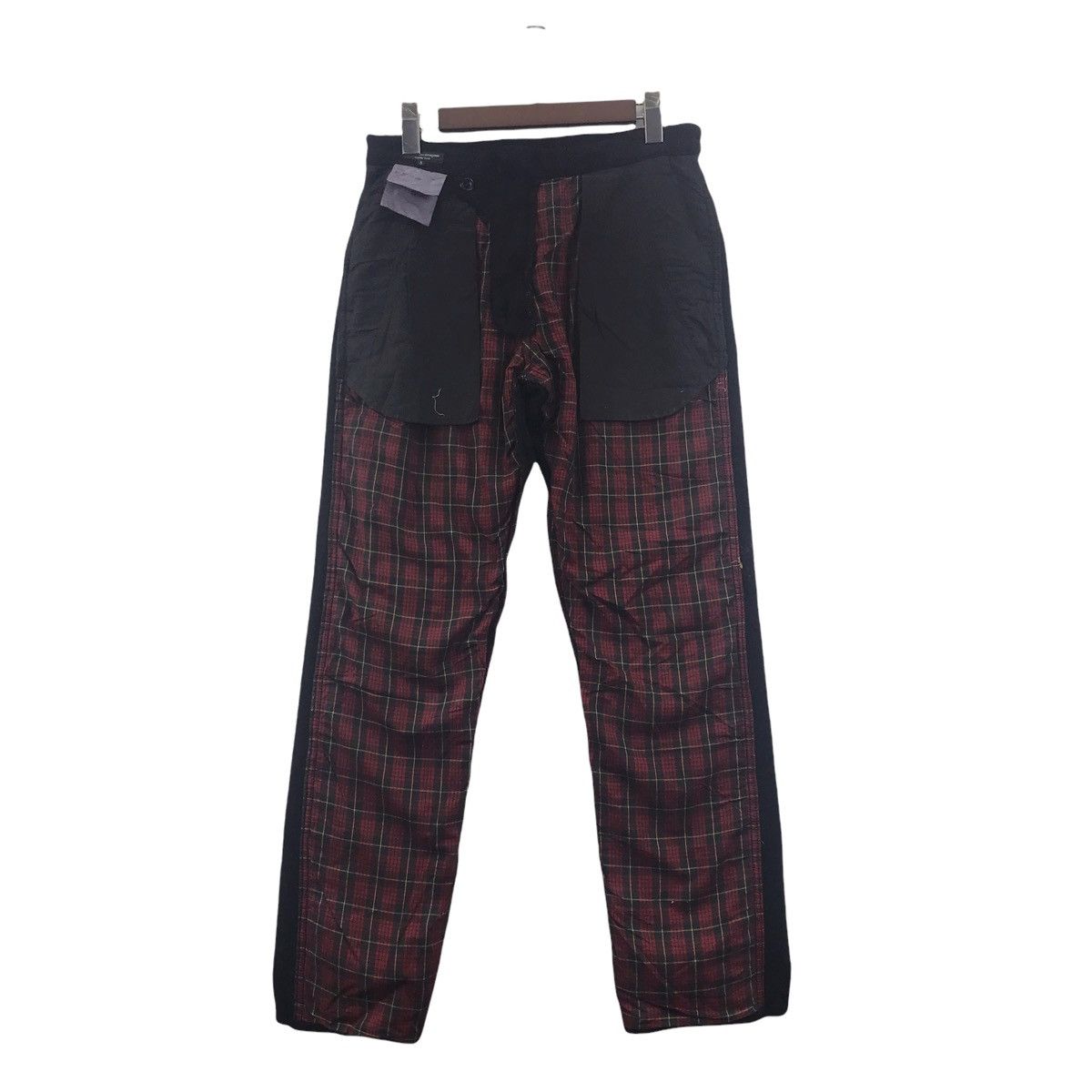 AD2001 COMME DES GARCONS Homme Plus Cdg Check Wool Pant