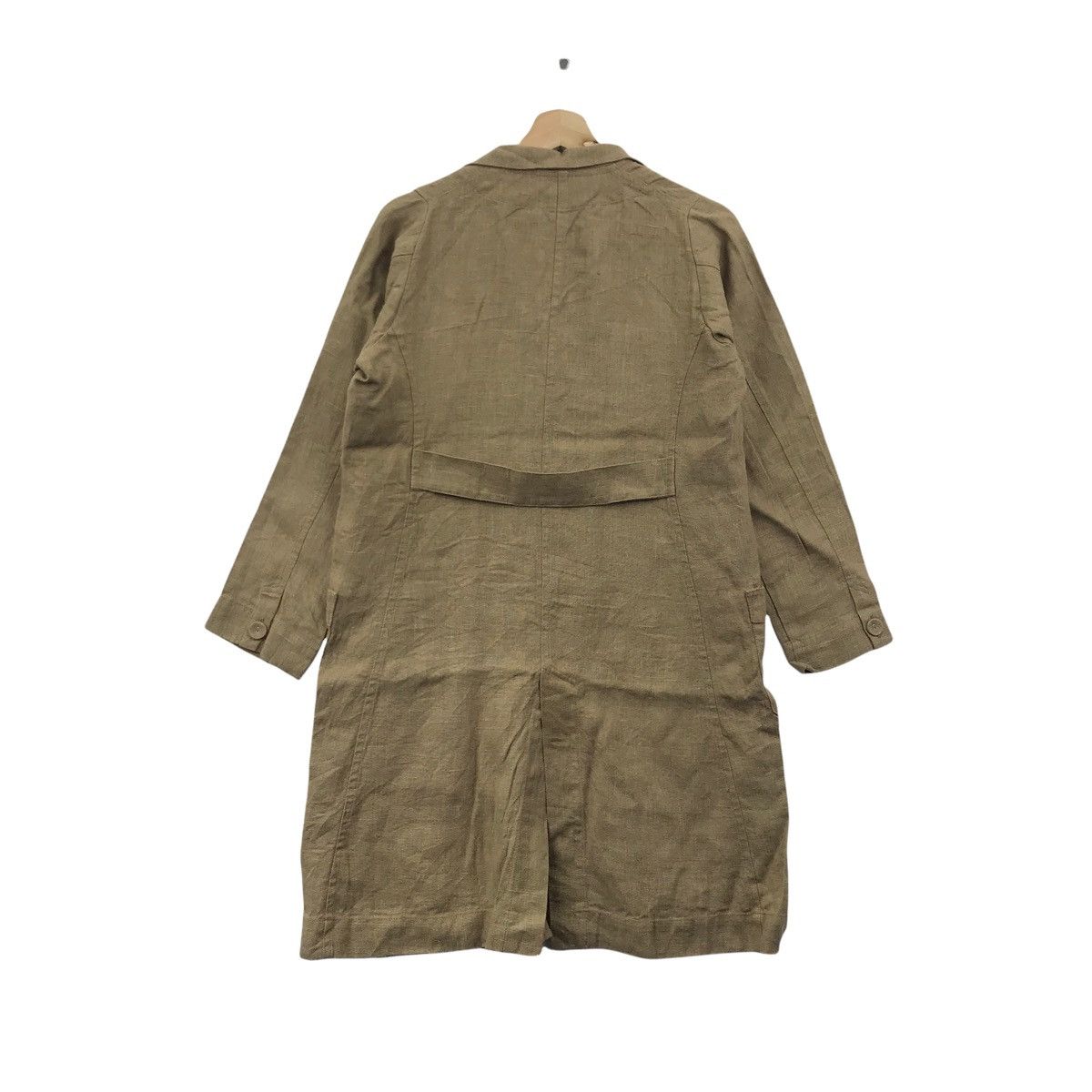 Vintage FLW FOG LINEN WORK Japanese Brand Lithuania Dress Coat Size US M / EU 48-50 / 2 - 8 Thumbnail