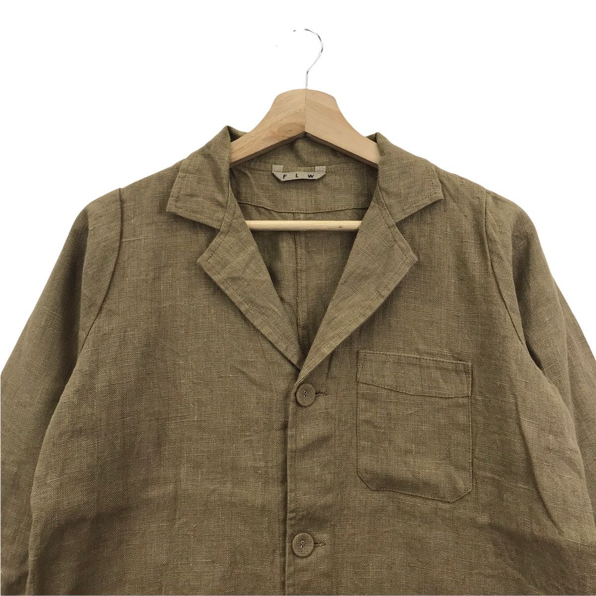 Vintage FLW FOG LINEN WORK Japanese Brand Lithuania Dress Coat Size US M / EU 48-50 / 2 - 2 Thumbnail