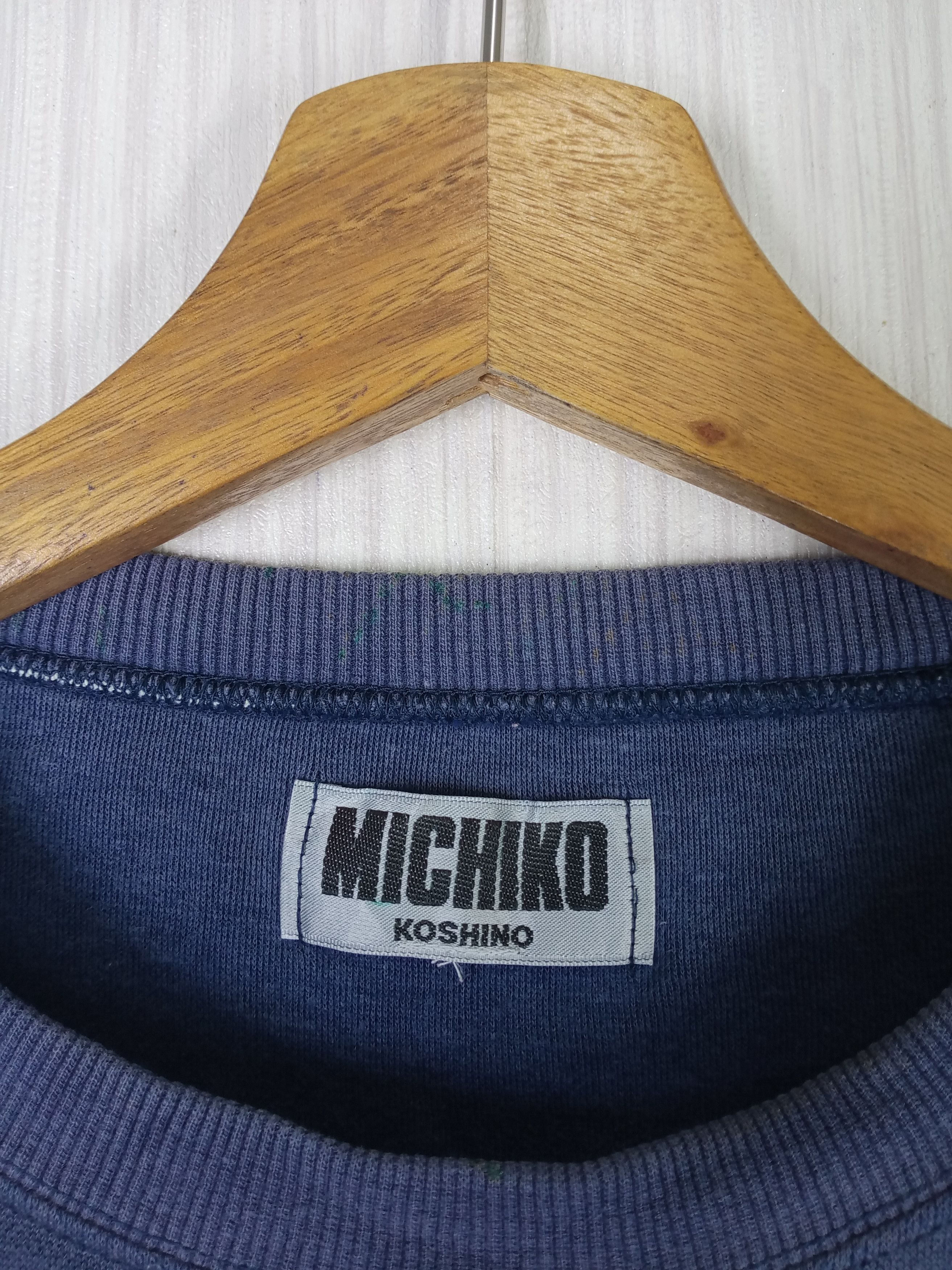 Michiko Koshino London Vintage Michiko London Big Logo Sweatshirt Size US L / EU 52-54 / 3 - 3 Thumbnail