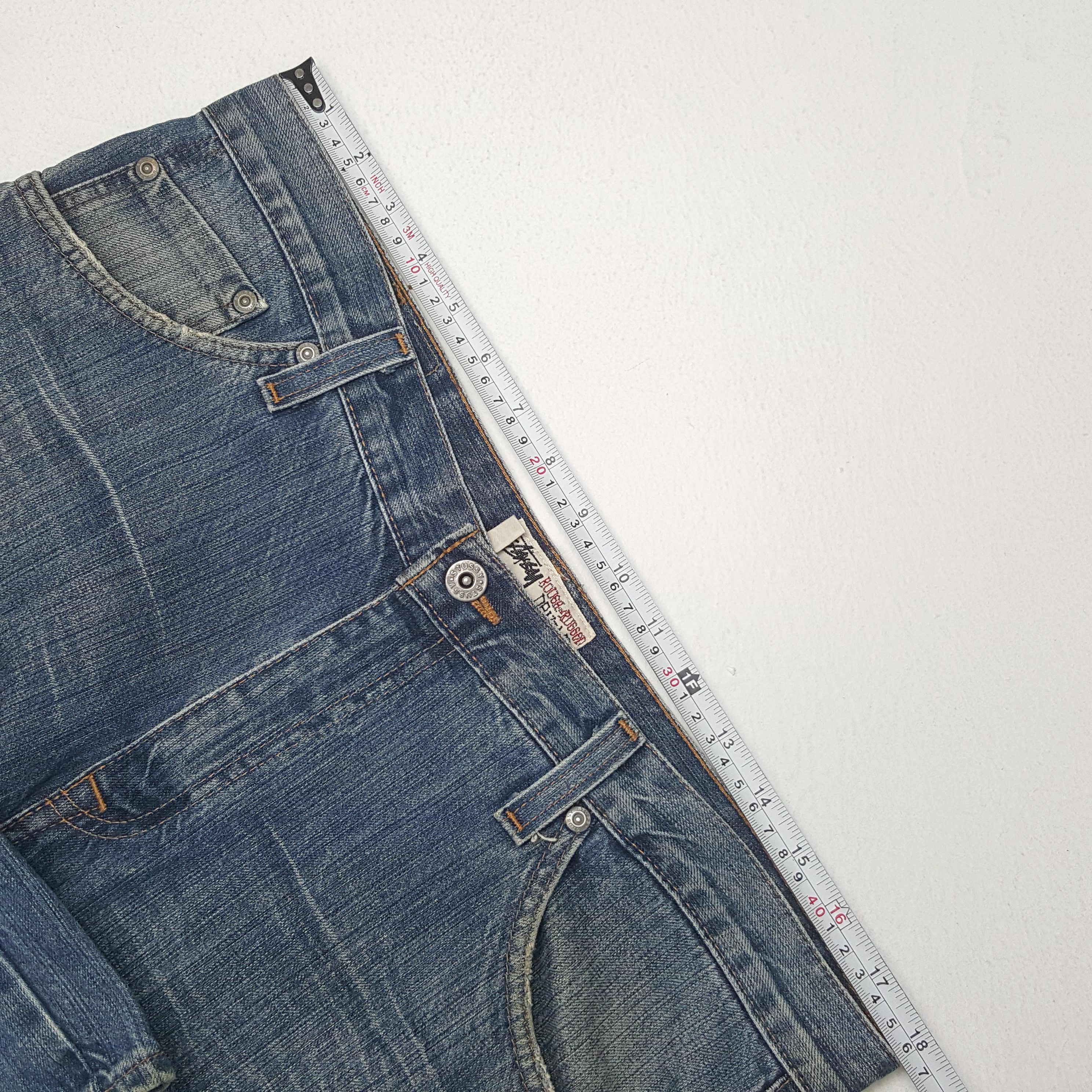 Stussy × Vintage Vintage Stussy Custom Red Logo Style Denim Size US 36 / EU 52 - 7 Thumbnail