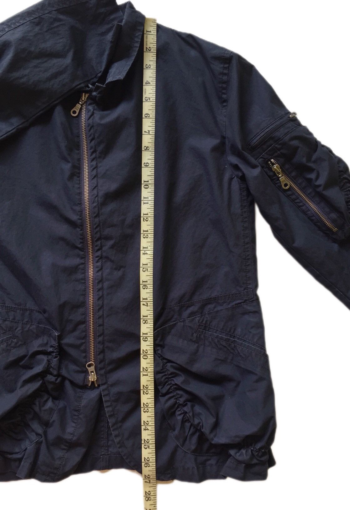 Marithe + Francois Girbaud Y2K Vintage M+FG Wrinkle Pocket Bomber Jacket Size US M / EU 48-50 / 2 - 8 Thumbnail