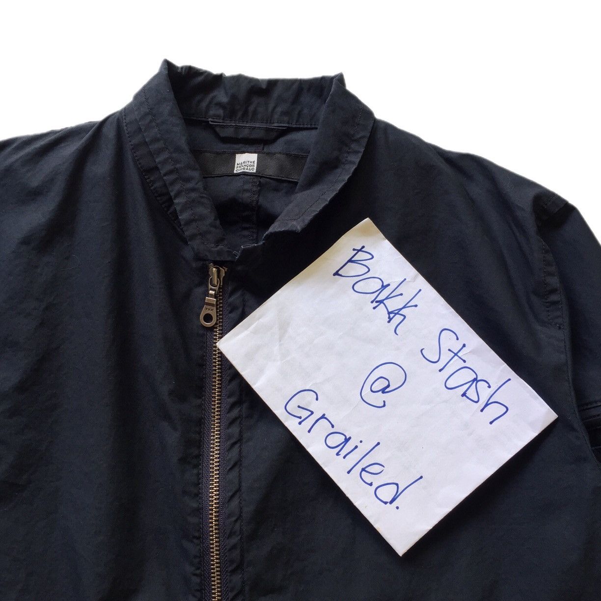 Marithe + Francois Girbaud Y2K Vintage M+FG Wrinkle Pocket Bomber Jacket Size US M / EU 48-50 / 2 - 2 Thumbnail