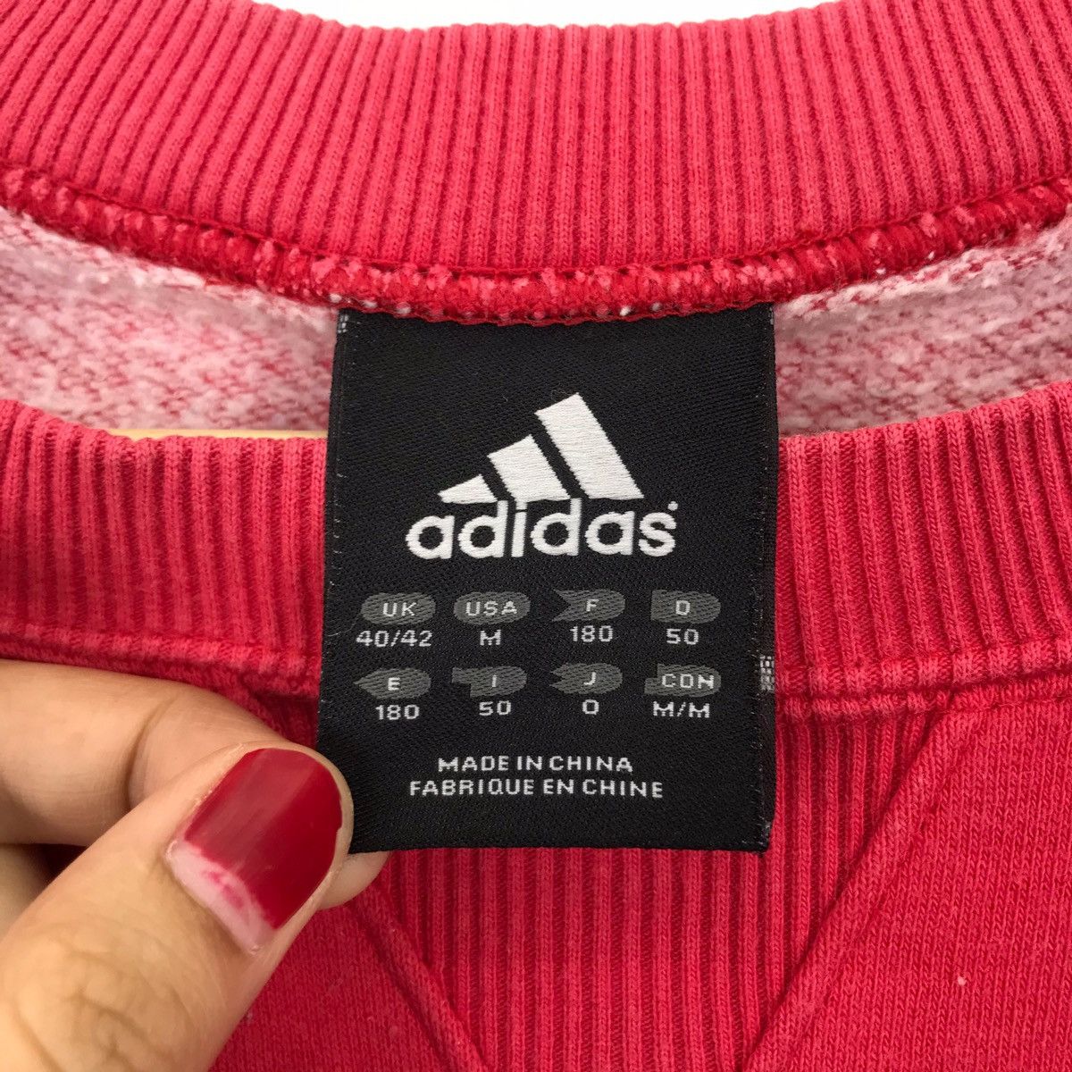Adidas ADIDAS EQUIPMENT 3 Stripes Side Tape Red Sweatshirt Size US M / EU 48-50 / 2 - 4 Thumbnail