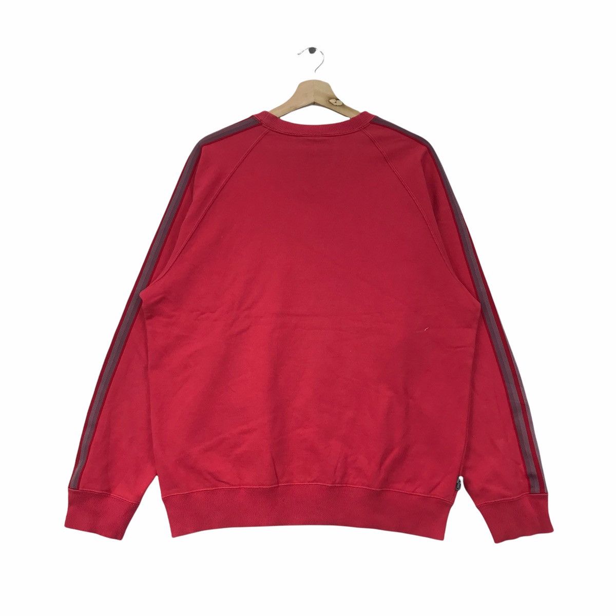 Adidas ADIDAS EQUIPMENT 3 Stripes Side Tape Red Sweatshirt Size US M / EU 48-50 / 2 - 2 Thumbnail