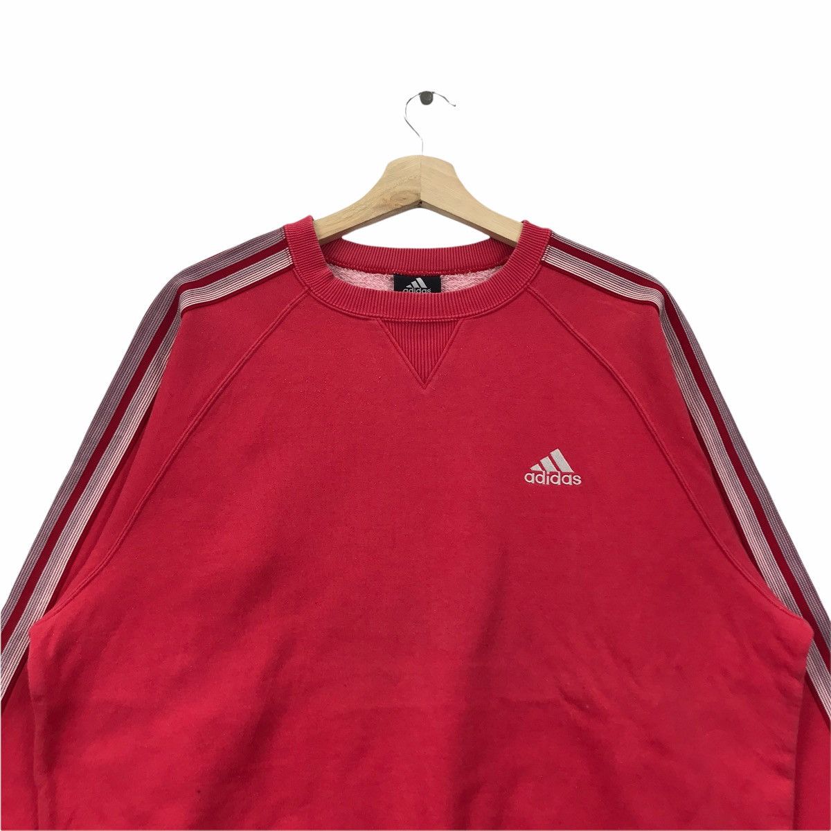 Adidas ADIDAS EQUIPMENT 3 Stripes Side Tape Red Sweatshirt Size US M / EU 48-50 / 2 - 3 Thumbnail