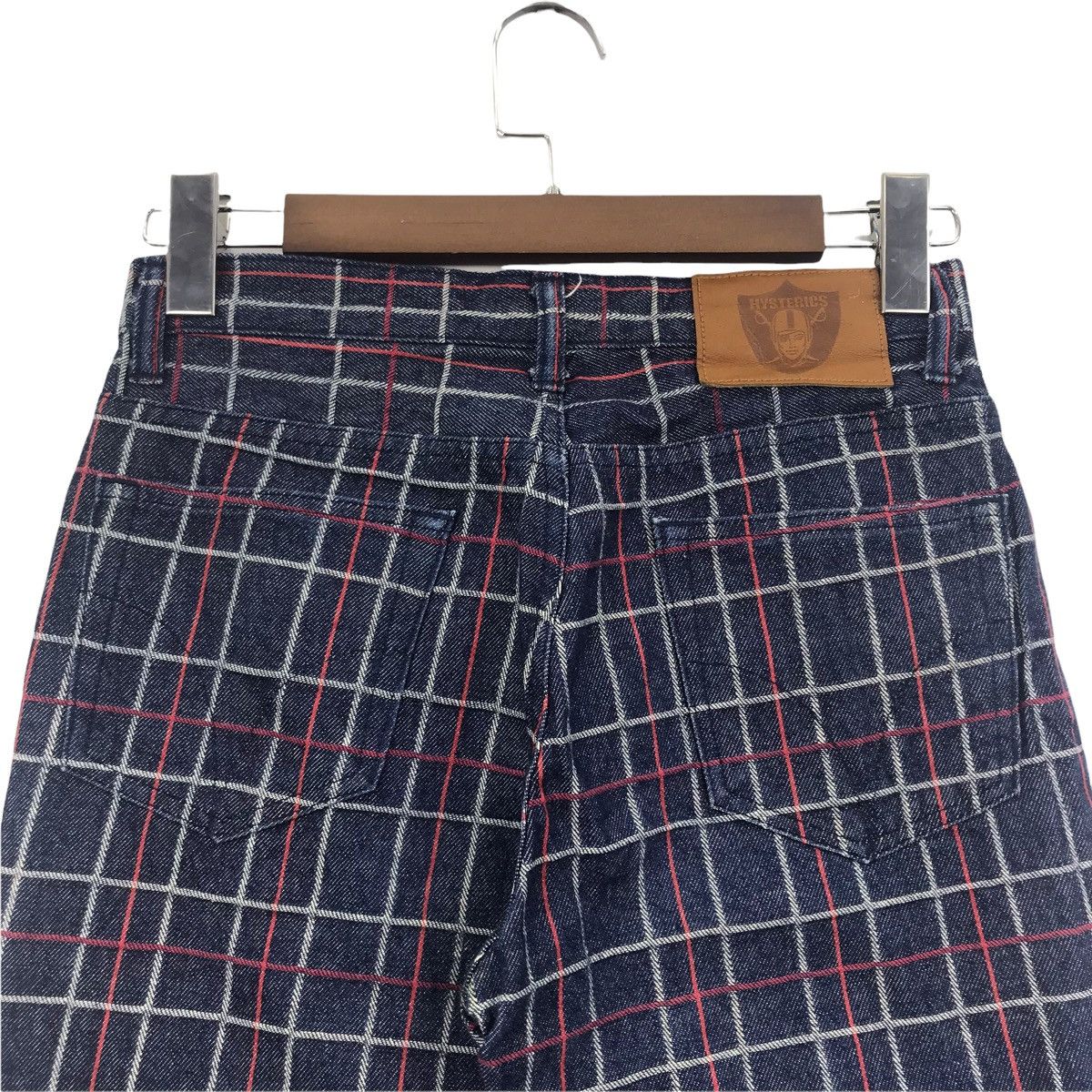 Hysteric Glamour Vintage HYSTERIC GLAMOUR Kinky Tartan Check Jeans Pant Punk Size US 28 / EU 44 - 8 Thumbnail