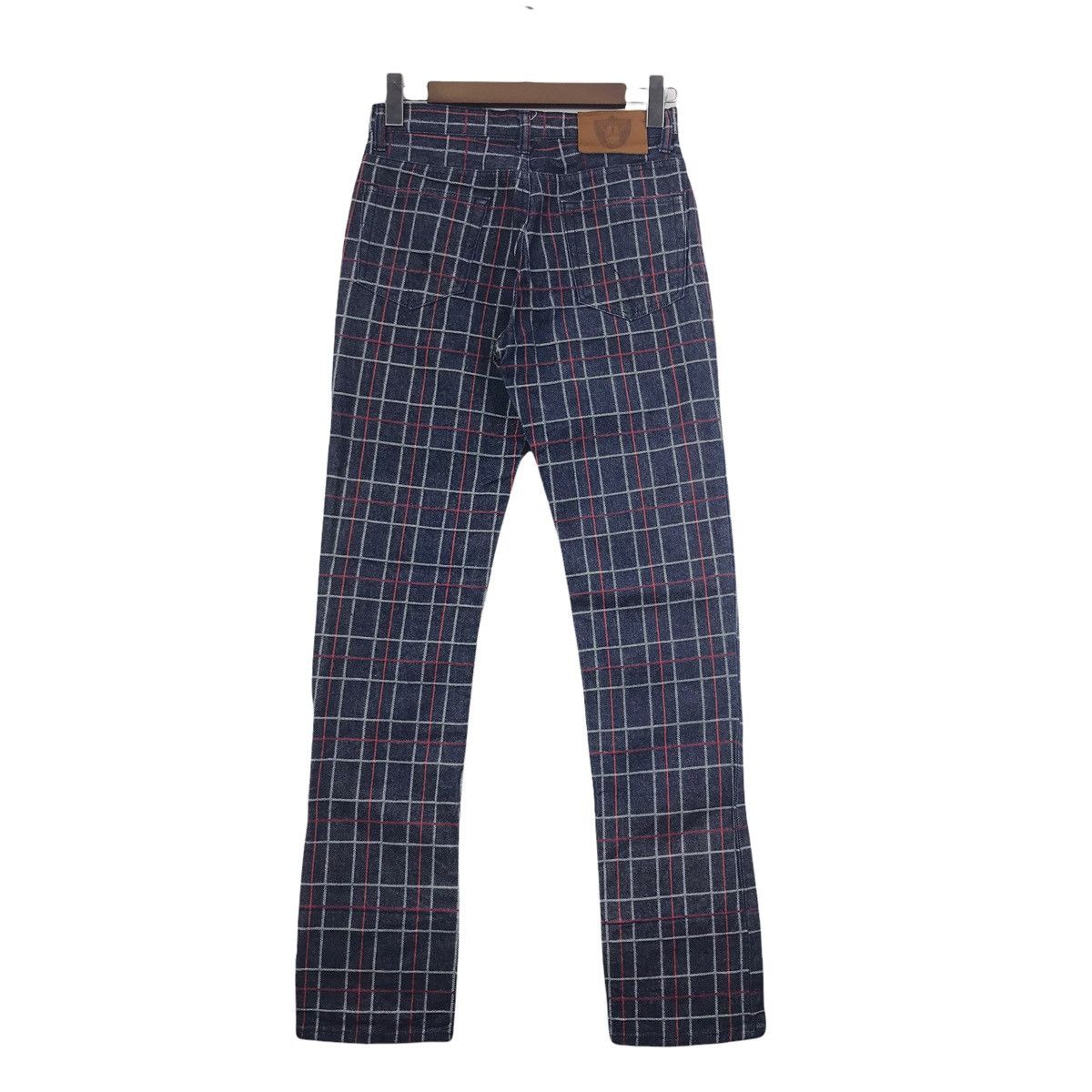 Hysteric Glamour Vintage HYSTERIC GLAMOUR Kinky Tartan Check Jeans Pant Punk Size US 28 / EU 44 - 7 Thumbnail