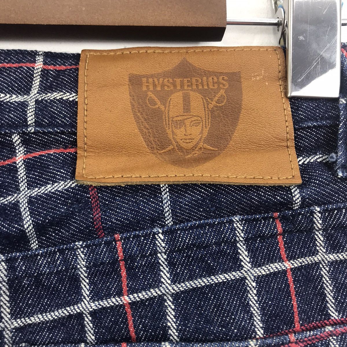 Hysteric Glamour Vintage HYSTERIC GLAMOUR Kinky Tartan Check Jeans Pant Punk Size US 28 / EU 44 - 9 Thumbnail