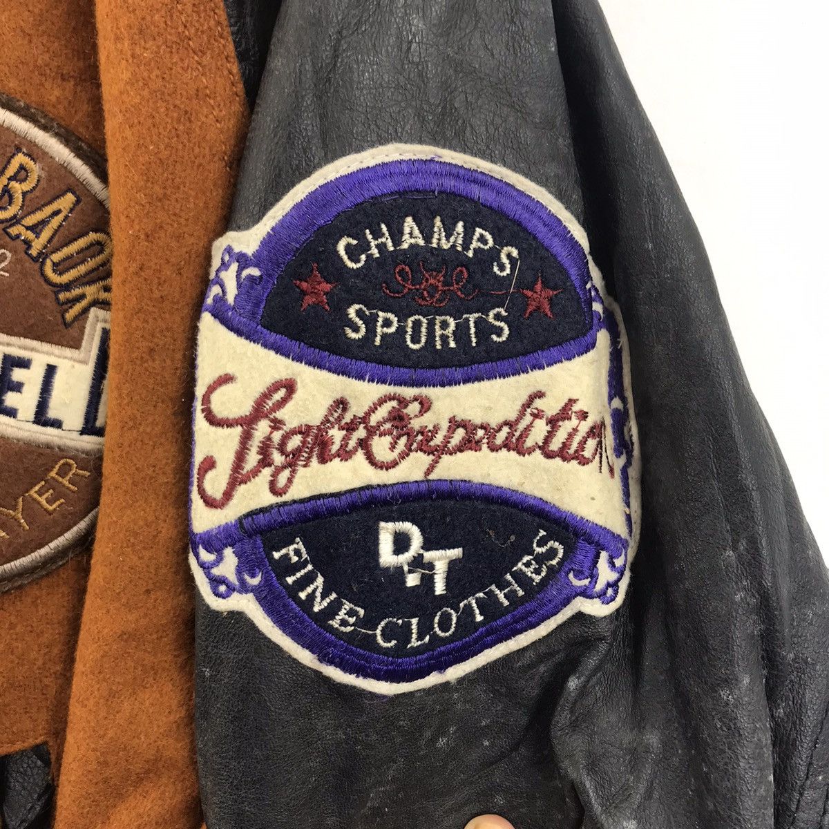 Vintage Vintage EXPRESSLY Authentic SportsSwing Leather JacketBomber Size US XL / EU 56 / 4 - 5 Thumbnail