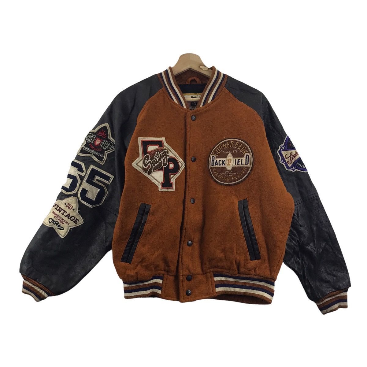 Vintage EXPRESSLY Authentic SportsSwing Leather JacketBomber