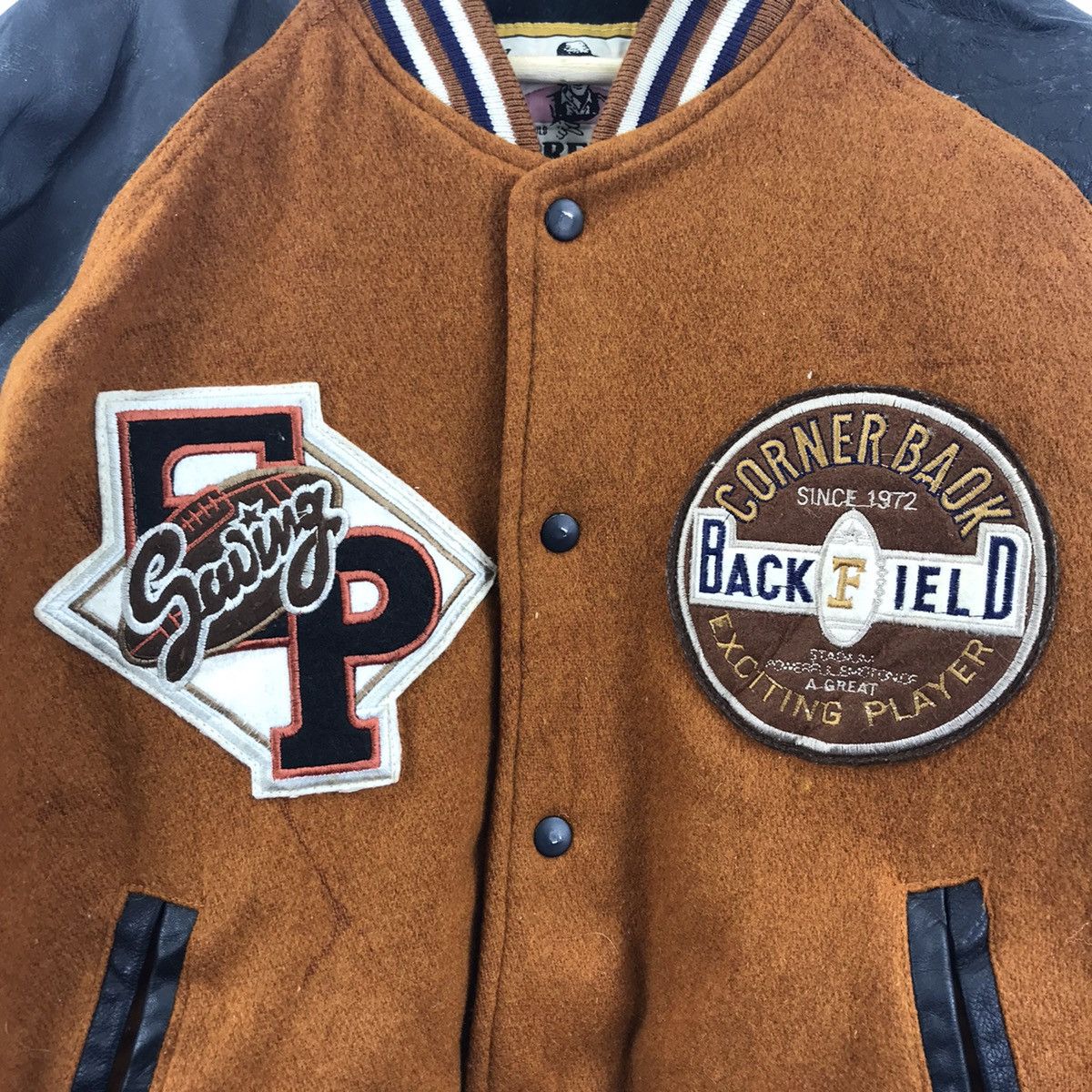 Vintage Vintage EXPRESSLY Authentic SportsSwing Leather JacketBomber Size US XL / EU 56 / 4 - 3 Thumbnail