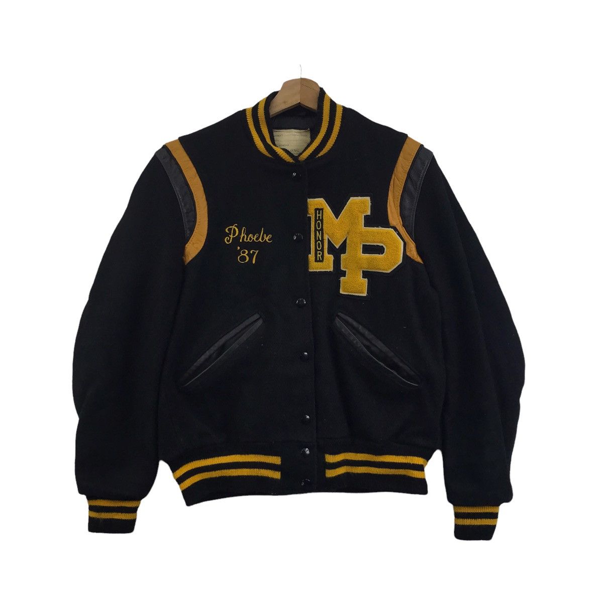 Vintage Vintage 80s COUGARS PHOEBE 87’ Honor M.P USA Delong Varsity Size US M / EU 48-50 / 2 - 1 Thumbnail