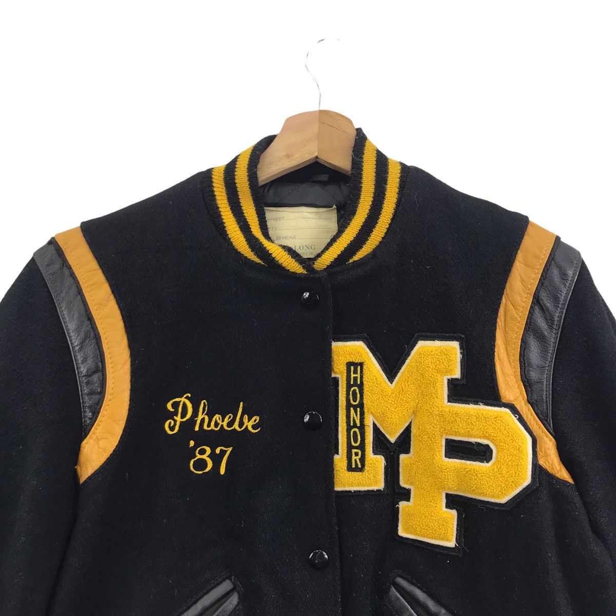 Vintage Vintage 80s COUGARS PHOEBE 87’ Honor M.P USA Delong Varsity Size US M / EU 48-50 / 2 - 2 Thumbnail