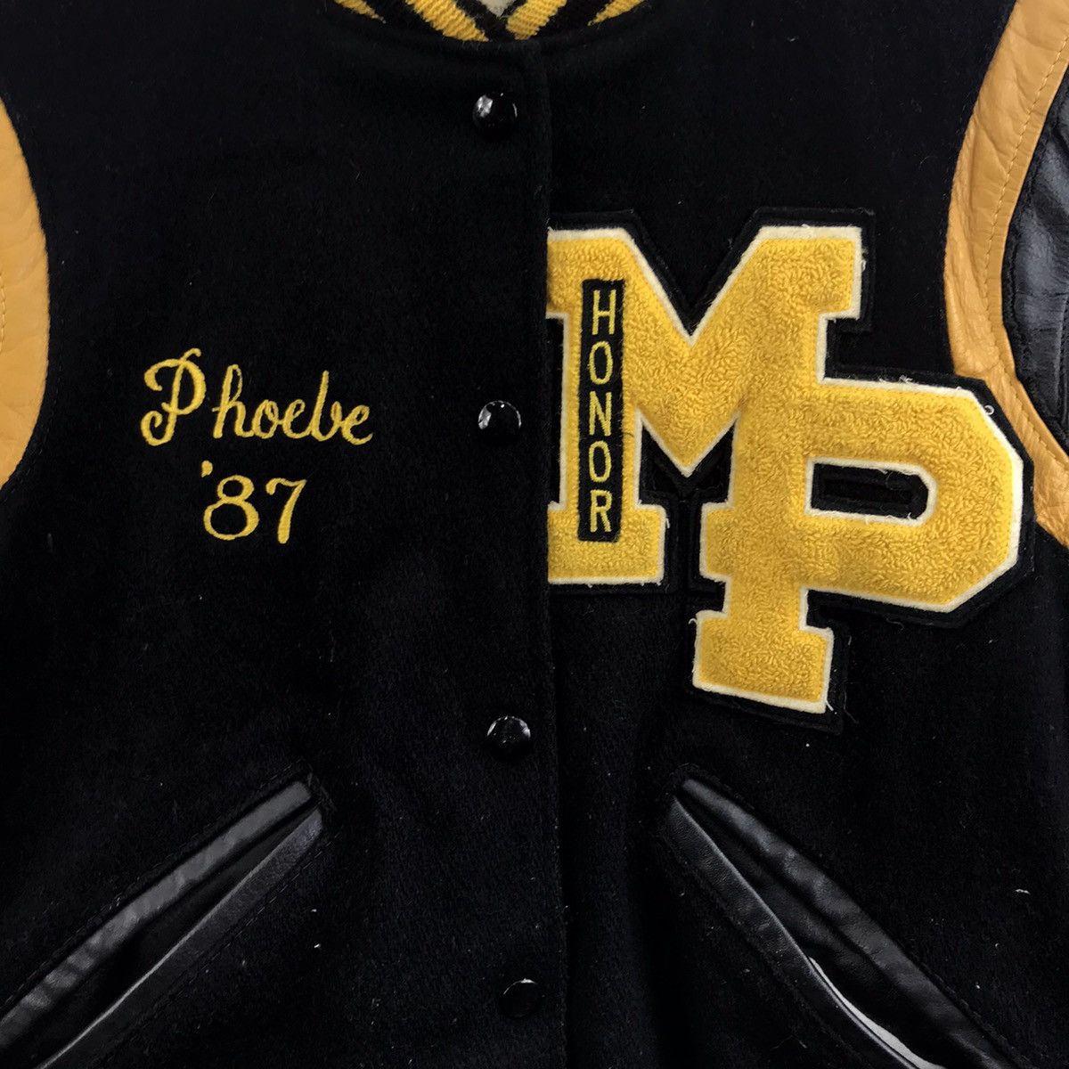 Vintage Vintage 80s COUGARS PHOEBE 87’ Honor M.P USA Delong Varsity Size US M / EU 48-50 / 2 - 3 Thumbnail