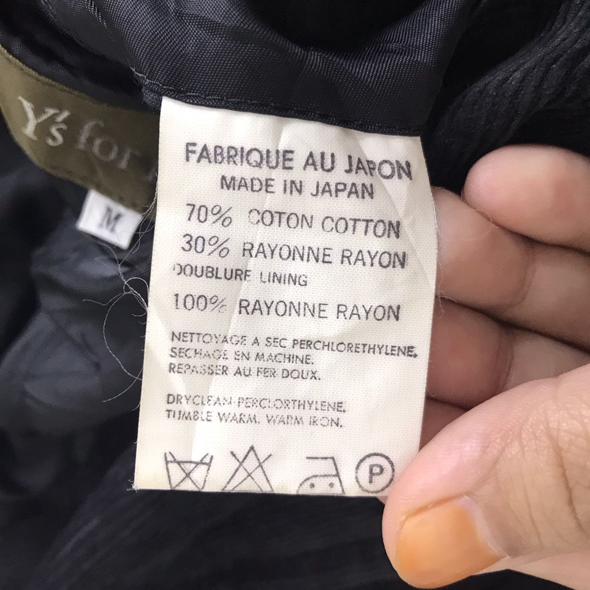 Yohji Yamamoto Vintage 90s Y’S FOR MEN Yohji Yamamoto Corduroy Parka Jacket Size US M / EU 48-50 / 2 - 4 Thumbnail