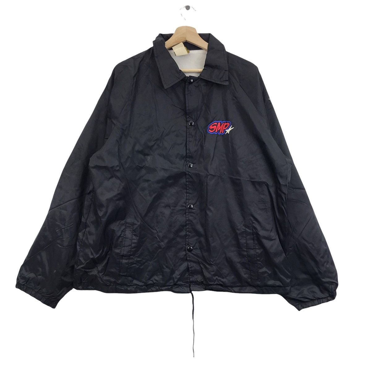Vintage Vintage 90s SMP SKATEBOARD USA Coach Jacket Windbreaker Size US M / EU 48-50 / 2 - 1 Thumbnail