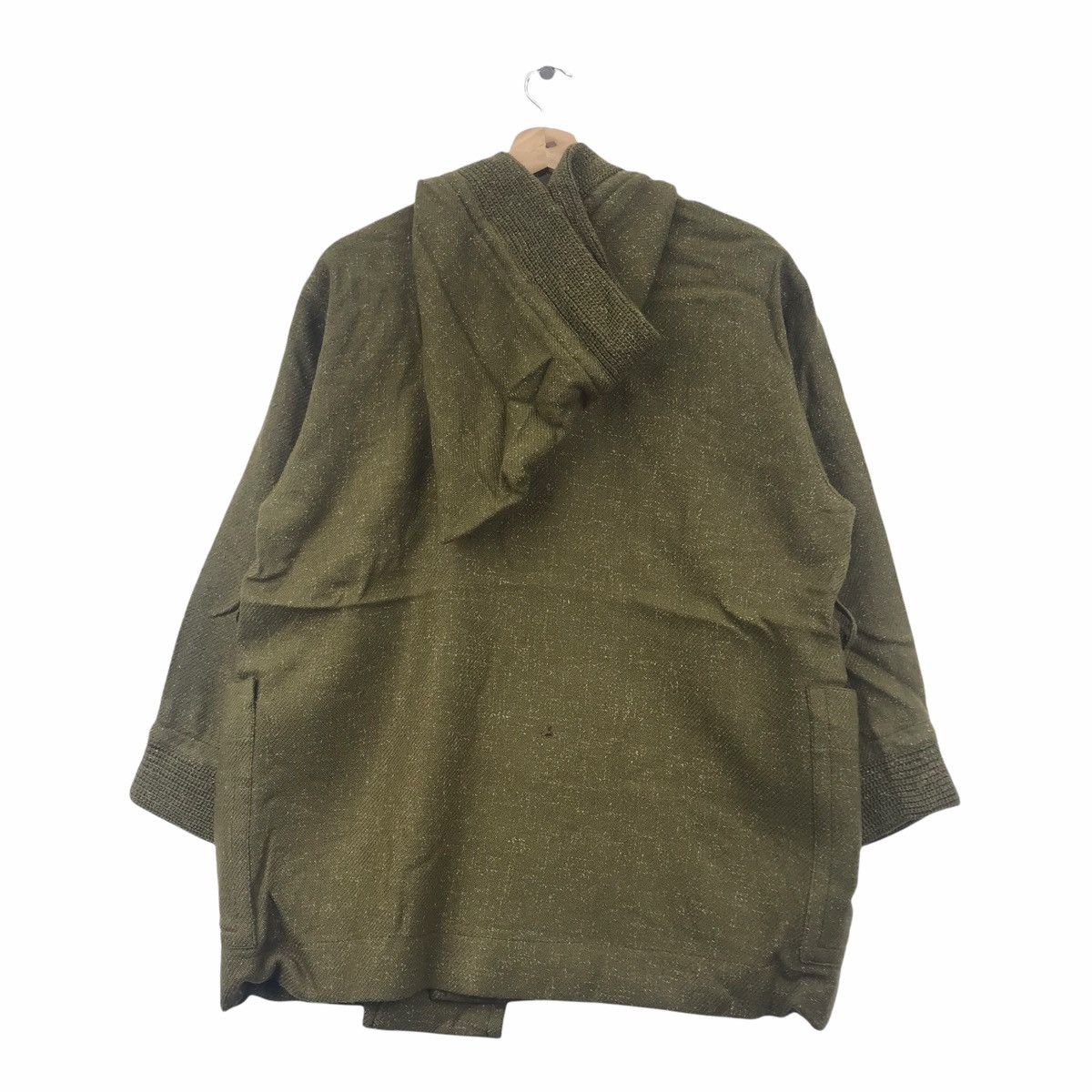 Issey Miyake × Vintage Vtg ISSEY SPORT Issey Miyake Heavy Parka Knitwear Jacket Size US L / EU 52-54 / 3 - 3 Thumbnail