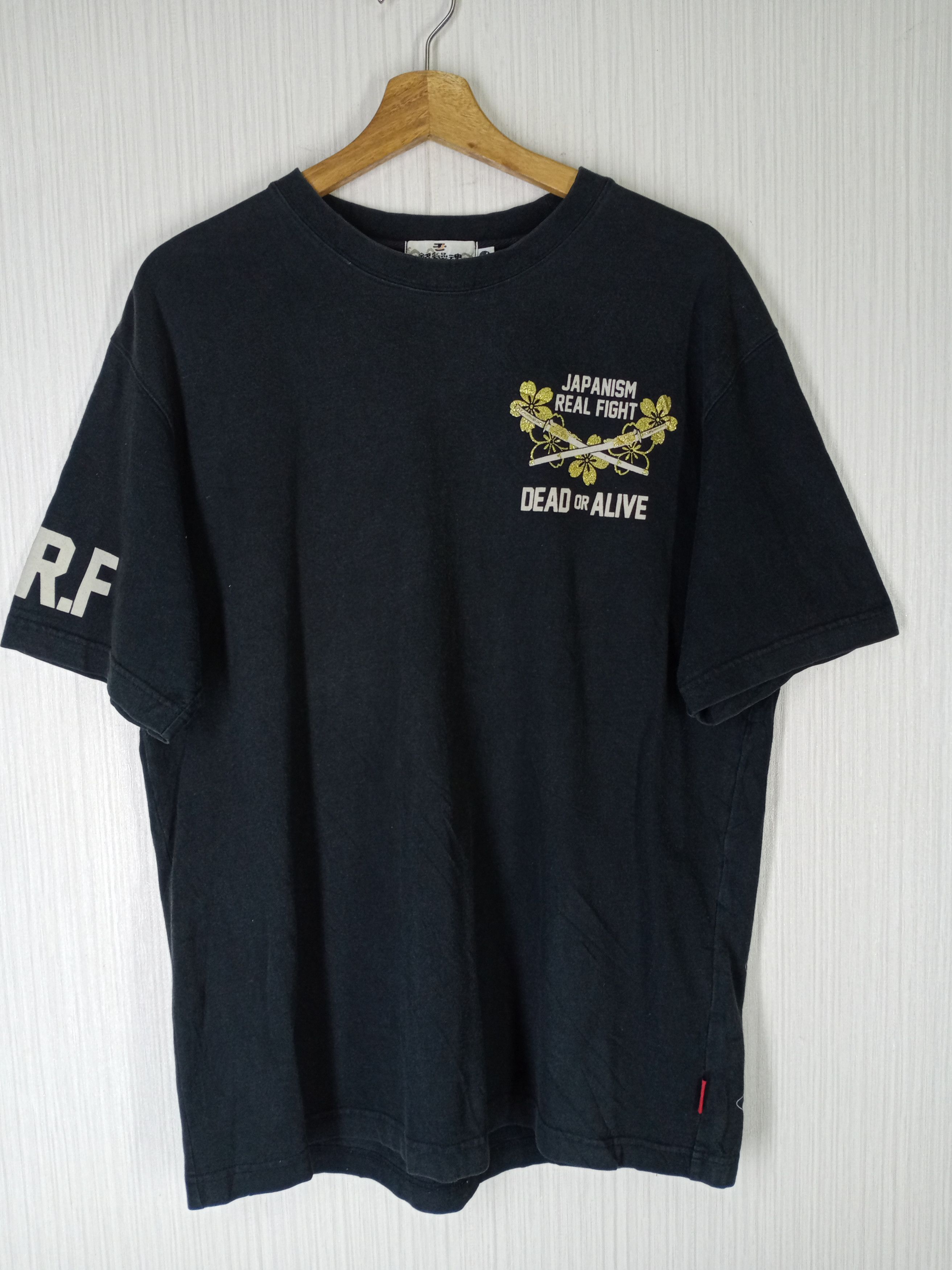 Japanese Brand Rare Vintage Karakuri Tamashi Dead or Alive Tshirt Size US L / EU 52-54 / 3 - 7 Thumbnail