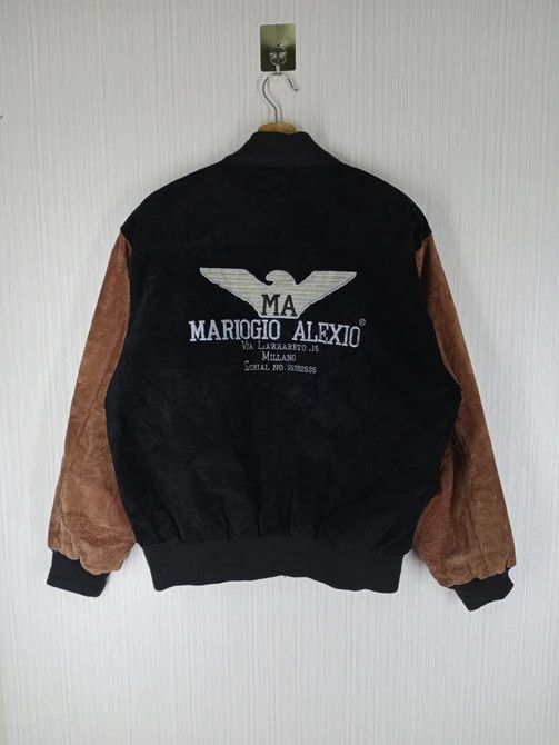 Japanese Brand RARE VINTAGE MARIOGIO ALEXIO SUEDE LEATHER ZIPPER JACKET Size US L / EU 52-54 / 3 - 1 Thumbnail