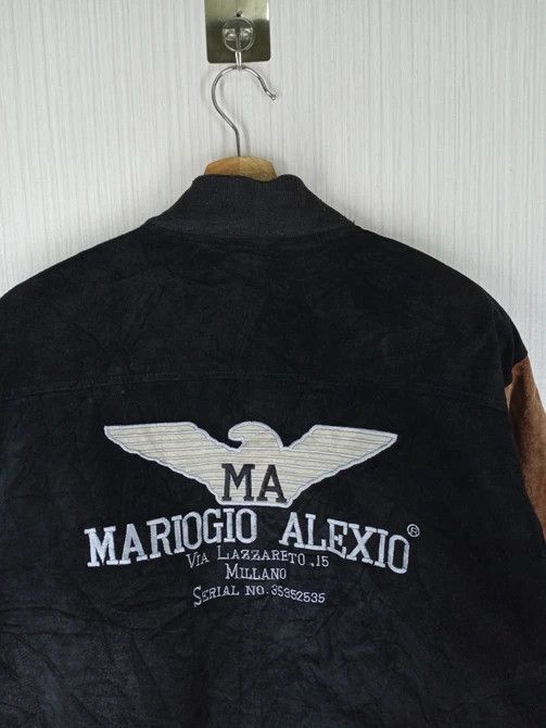 Japanese Brand RARE VINTAGE MARIOGIO ALEXIO SUEDE LEATHER ZIPPER JACKET Size US L / EU 52-54 / 3 - 2 Thumbnail