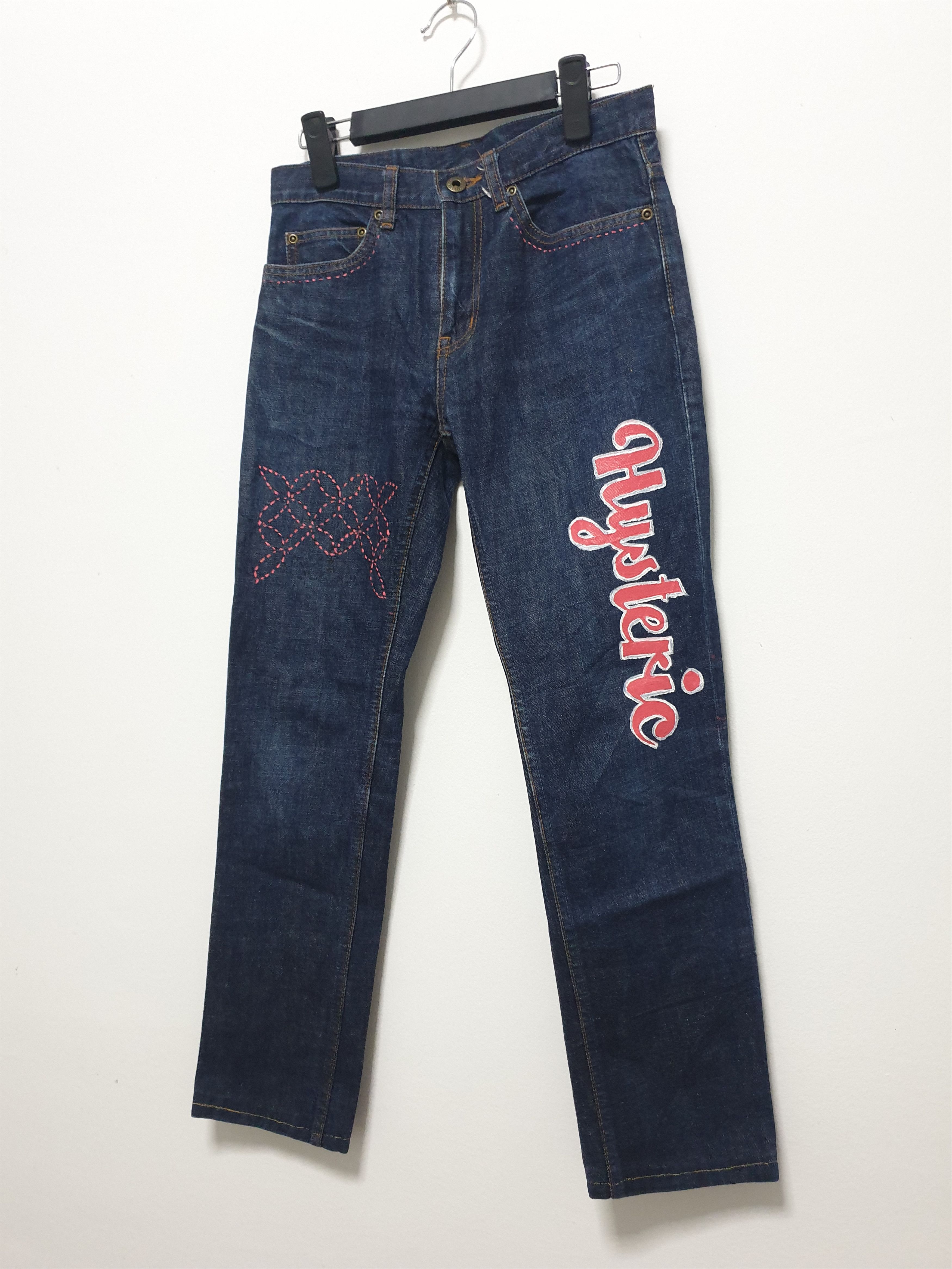 Hysteric Glamour 💥Hysteric glamour custom made script denim jean Size US 28 / EU 44 - 5 Thumbnail