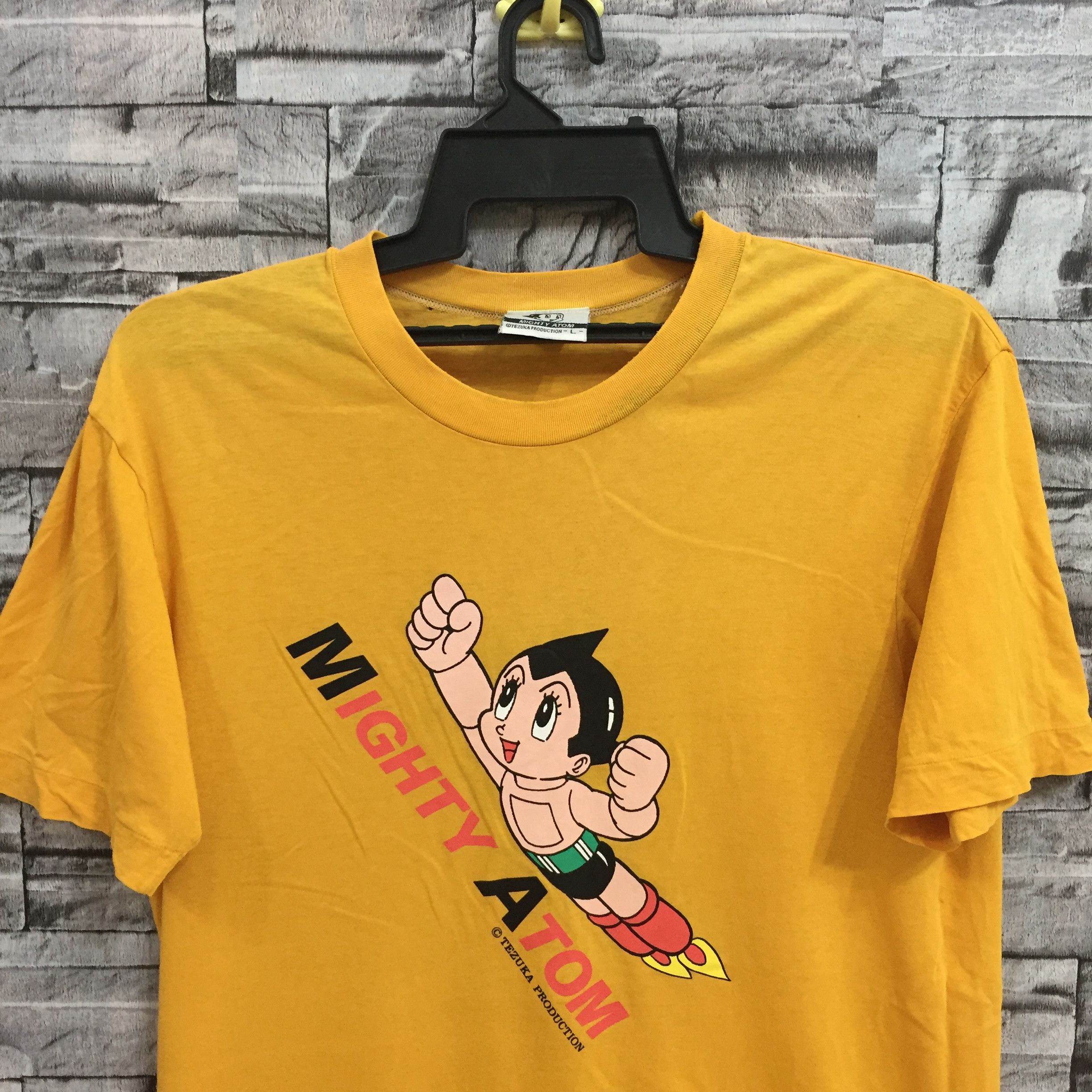 Japanese Brand Vintage MIGHTY ATOM t shirt japanese astro boy big logo Size US L / EU 52-54 / 3 - 2 Thumbnail